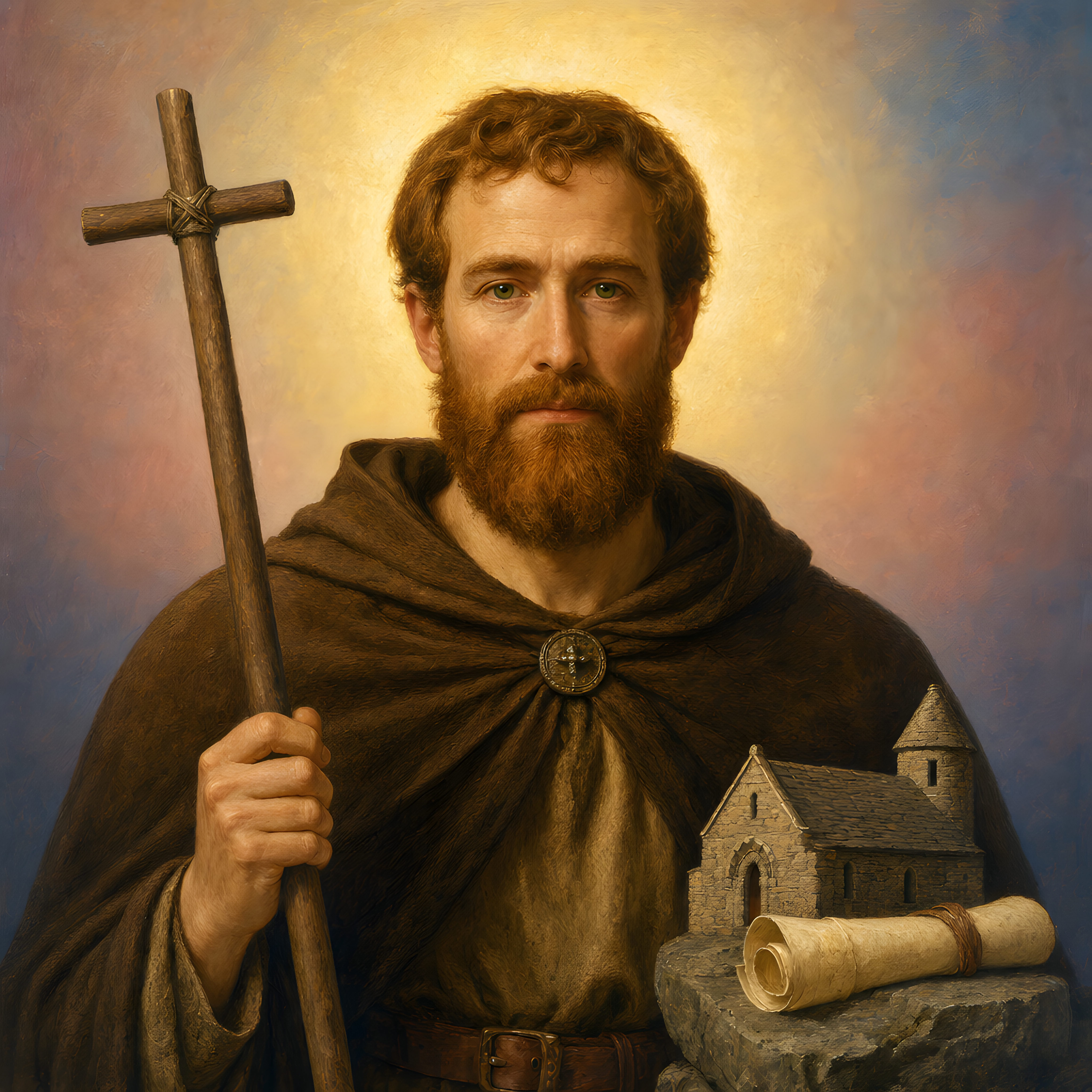 Portrait of St. Abbán