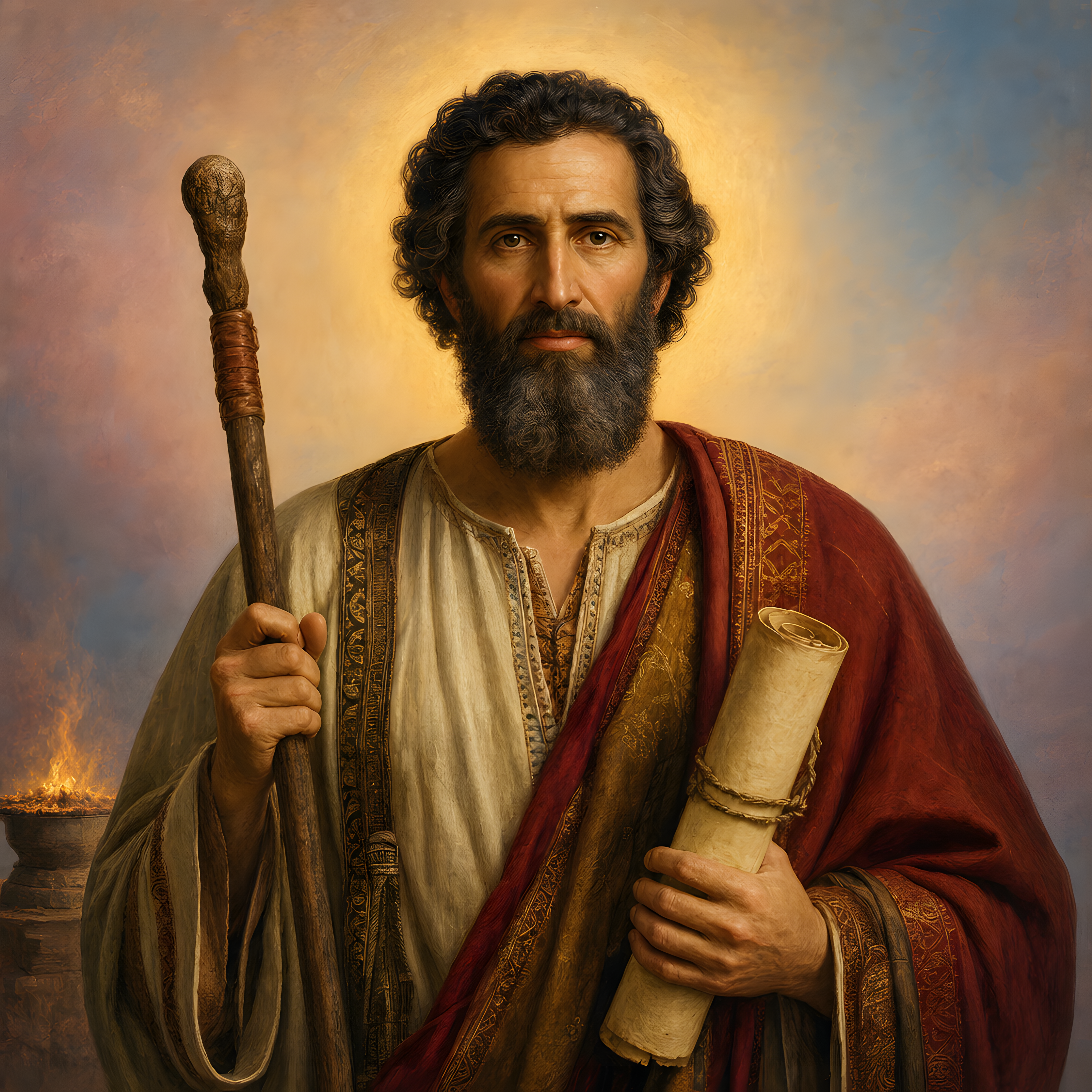 Portrait of St. Abraham
