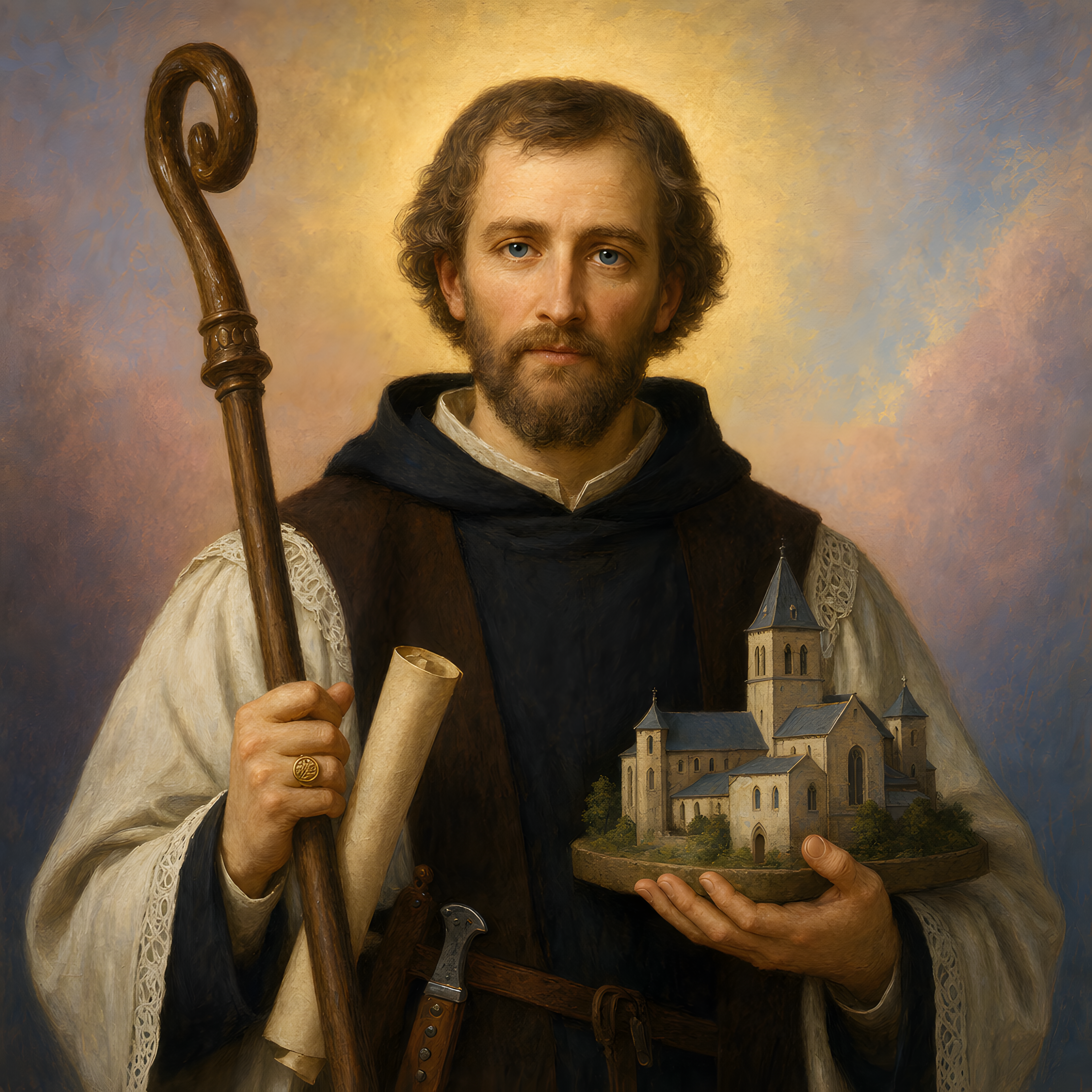 Portrait of St. Adelard of Corbie