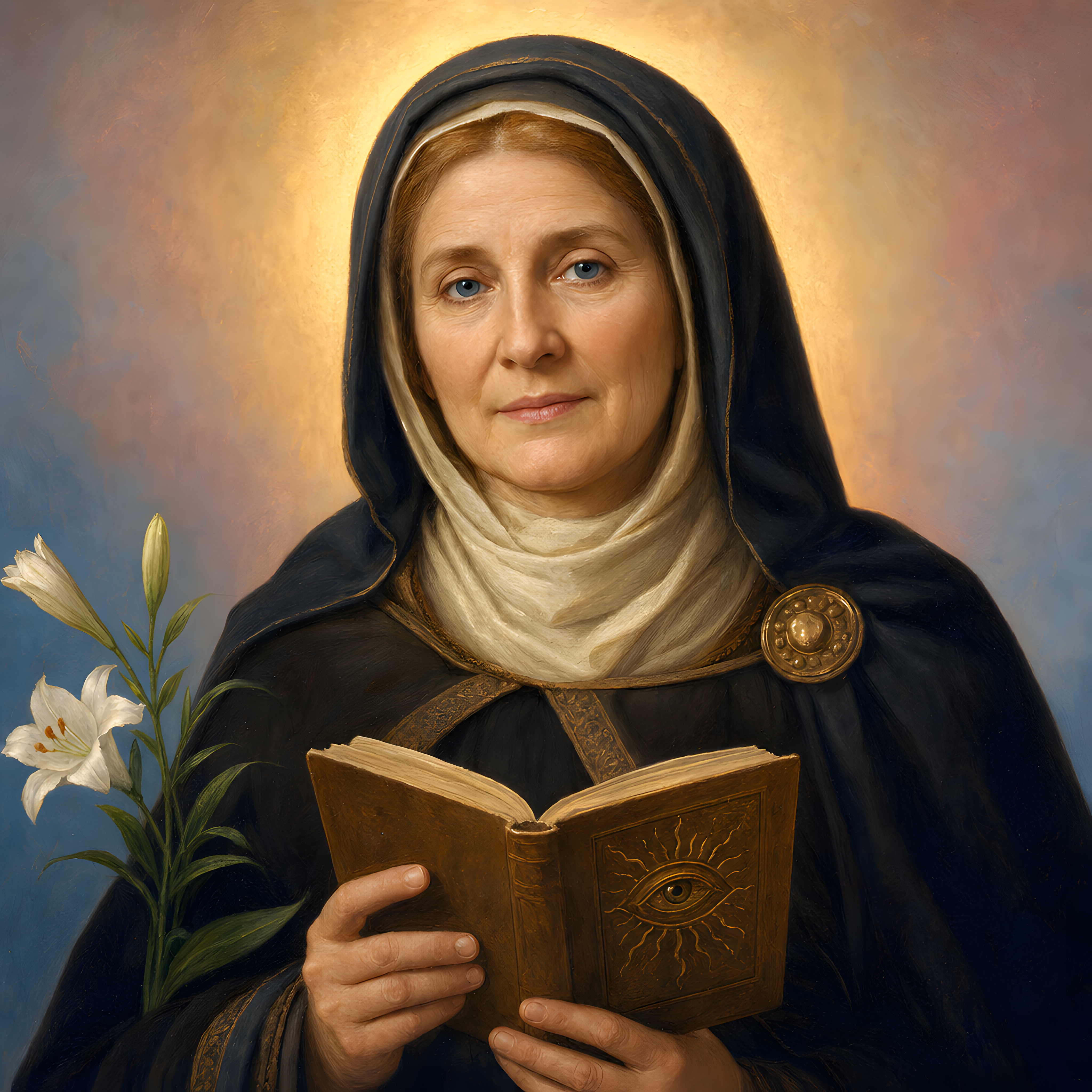Portrait of St. Aldegundis