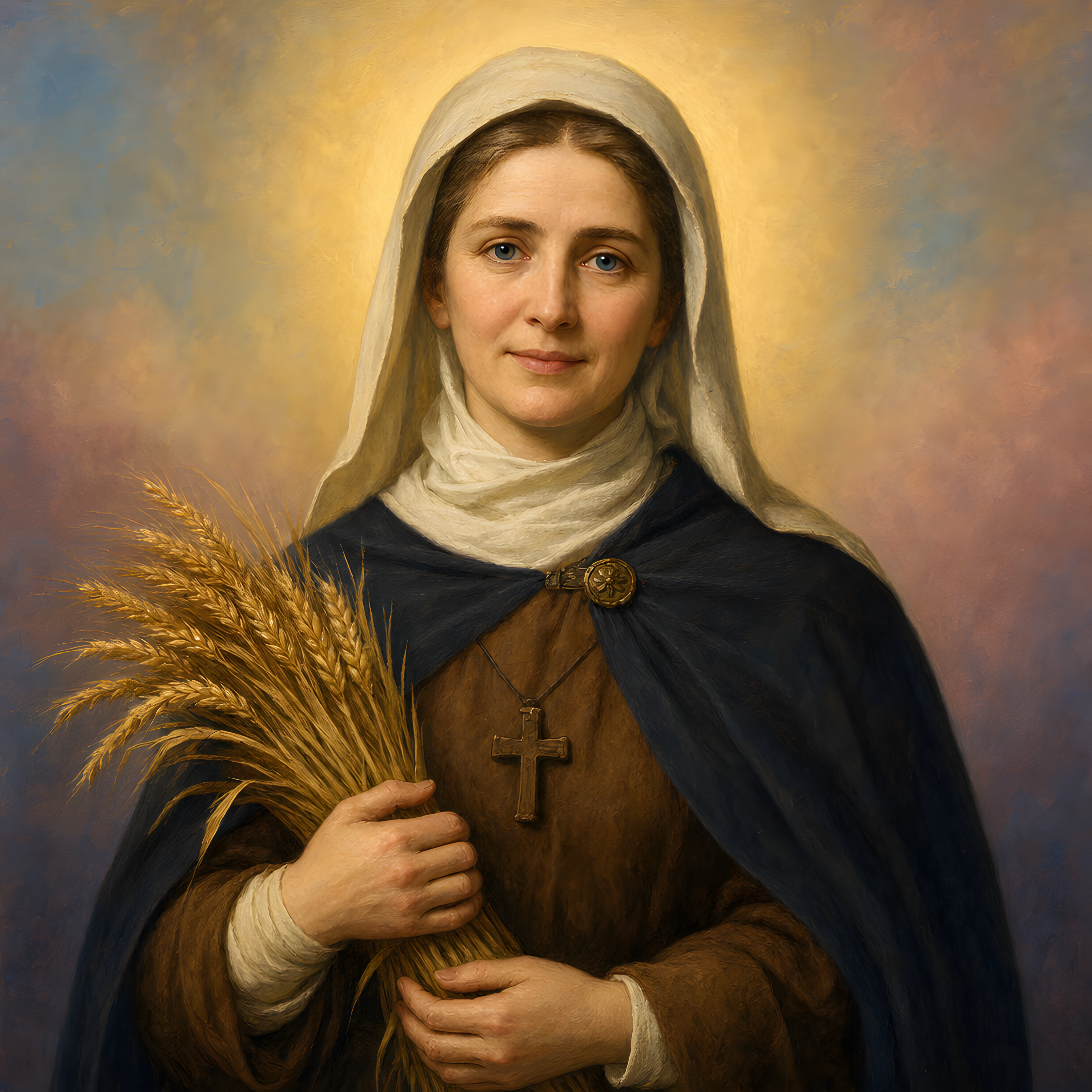 Portrait of St. Amalberga of Maubeuge