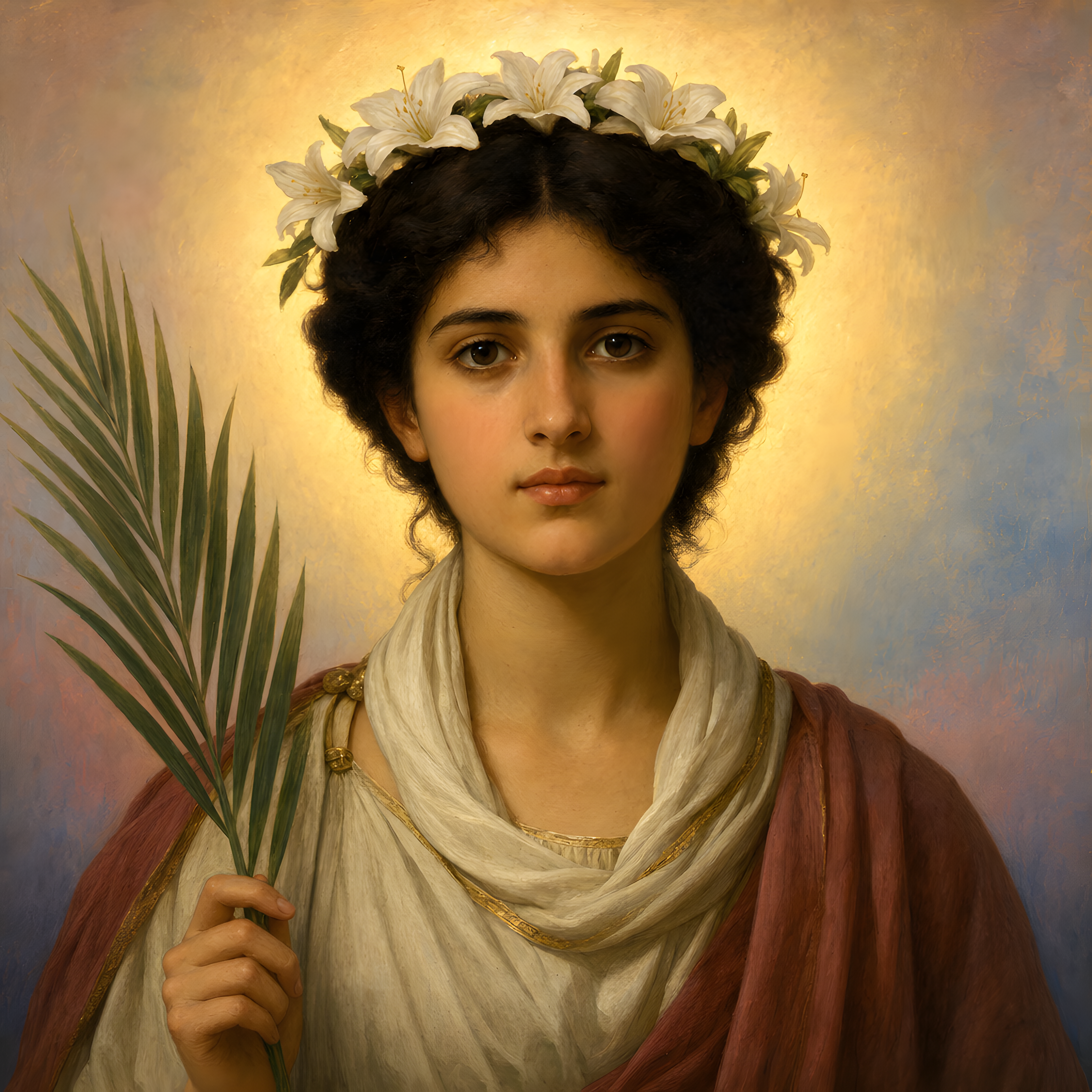 Portrait of St. Balbina