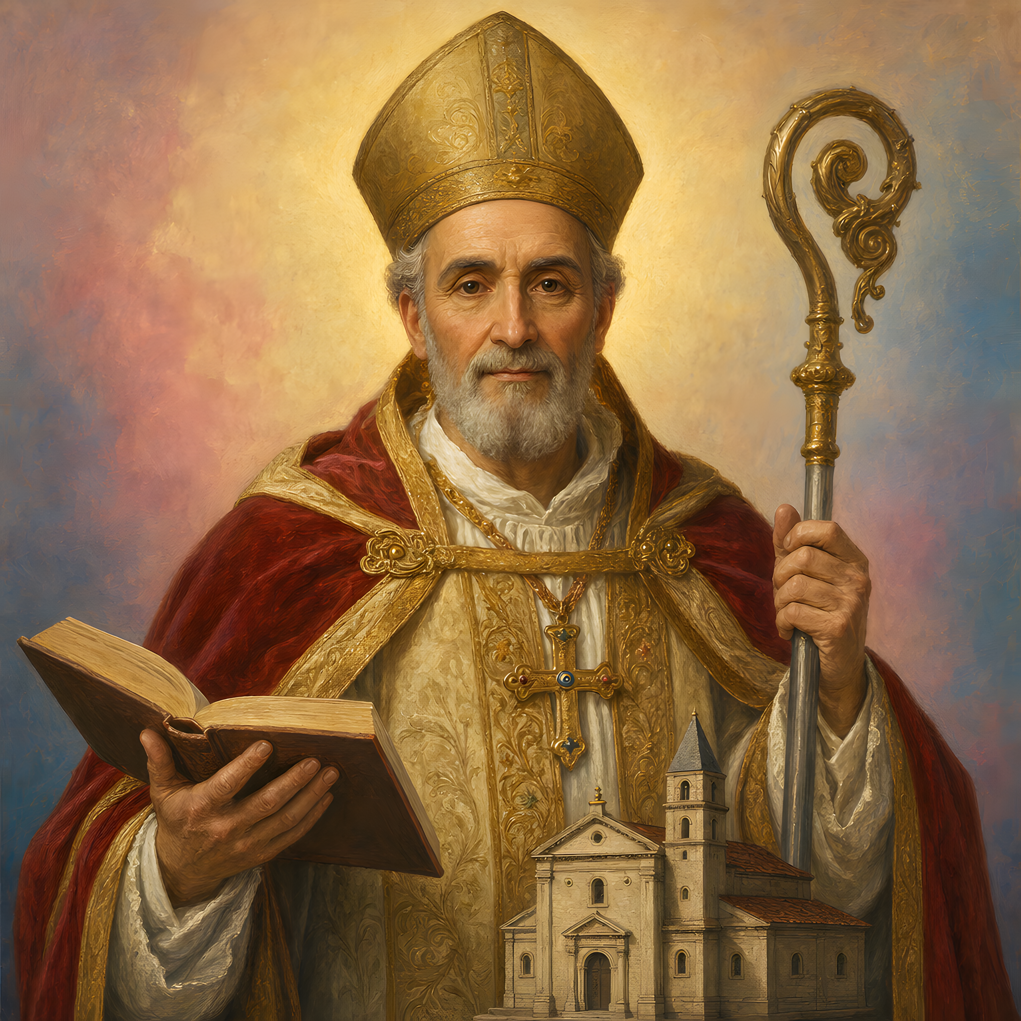 Portrait of St. Barbatus of Benevento