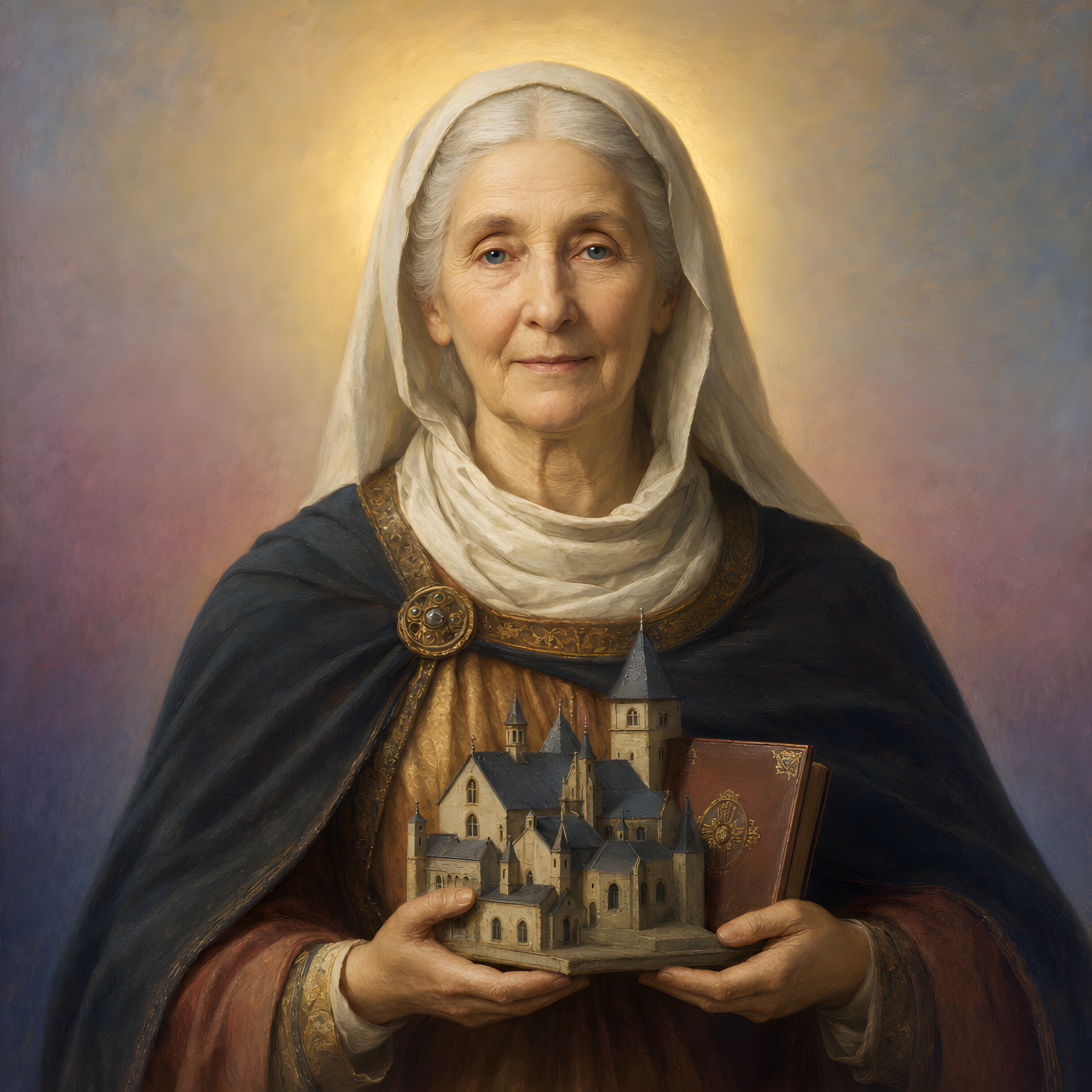 Portrait of St. Begga