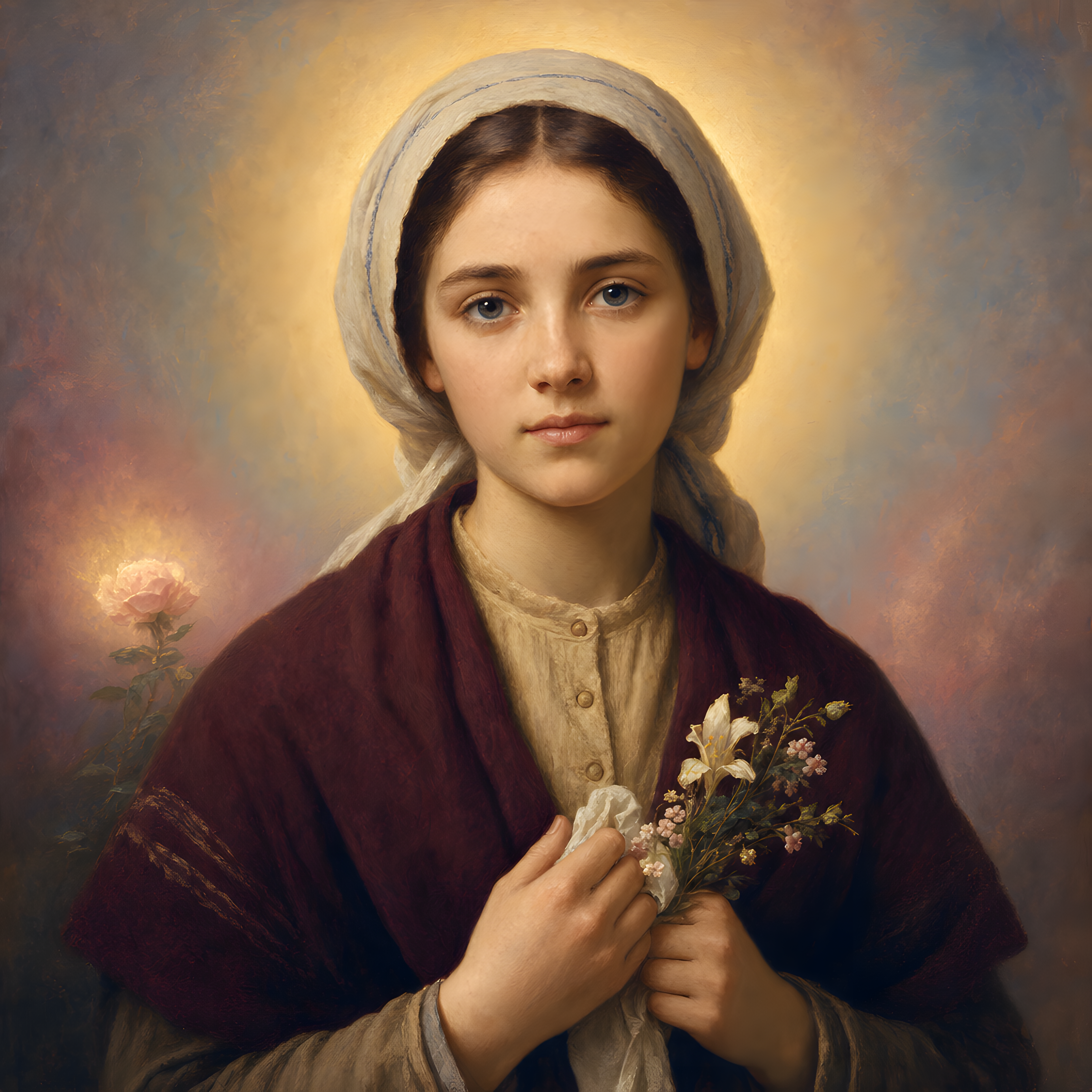 Portrait of St. Bernadette Soubirous