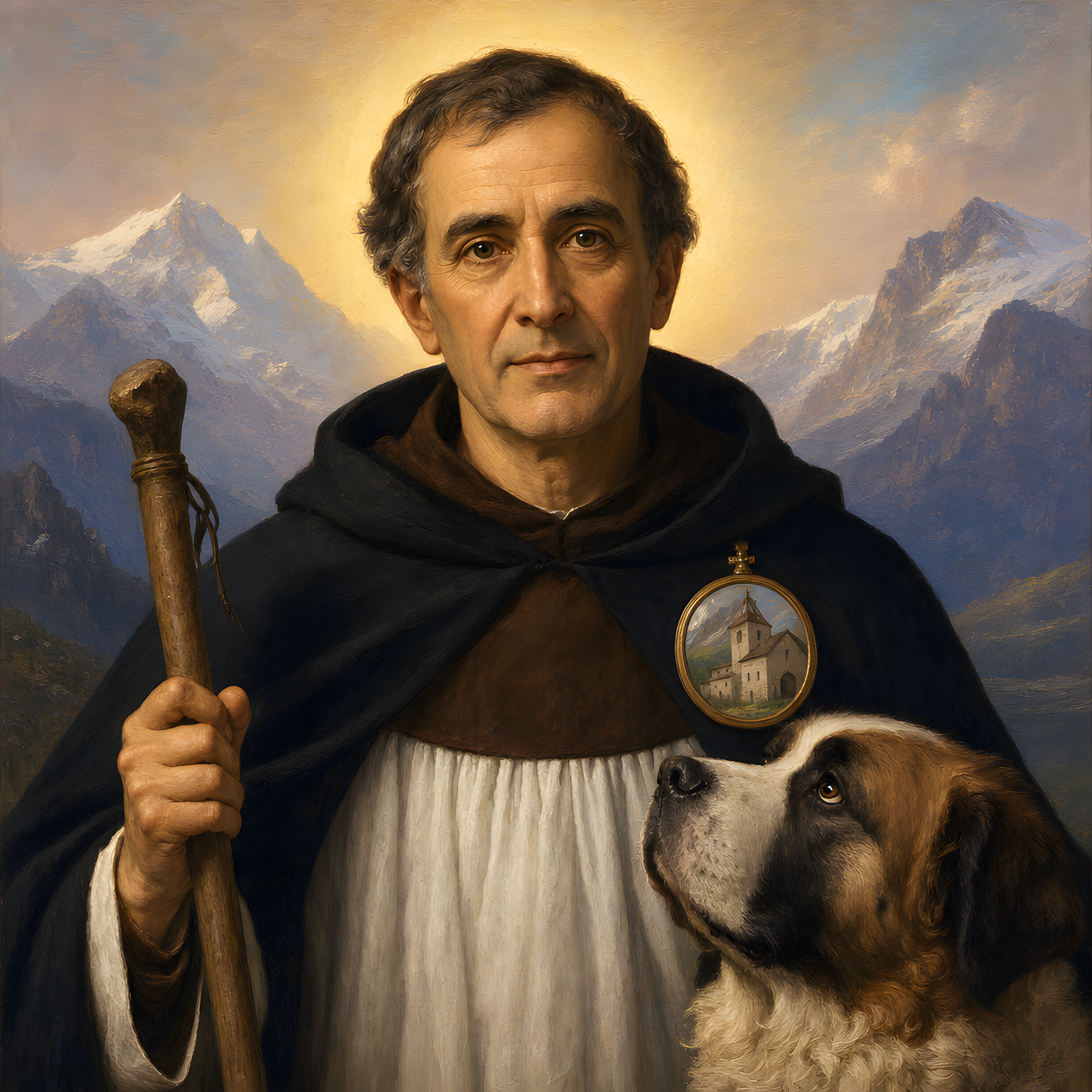 Portrait of St. Bernard of Menthon