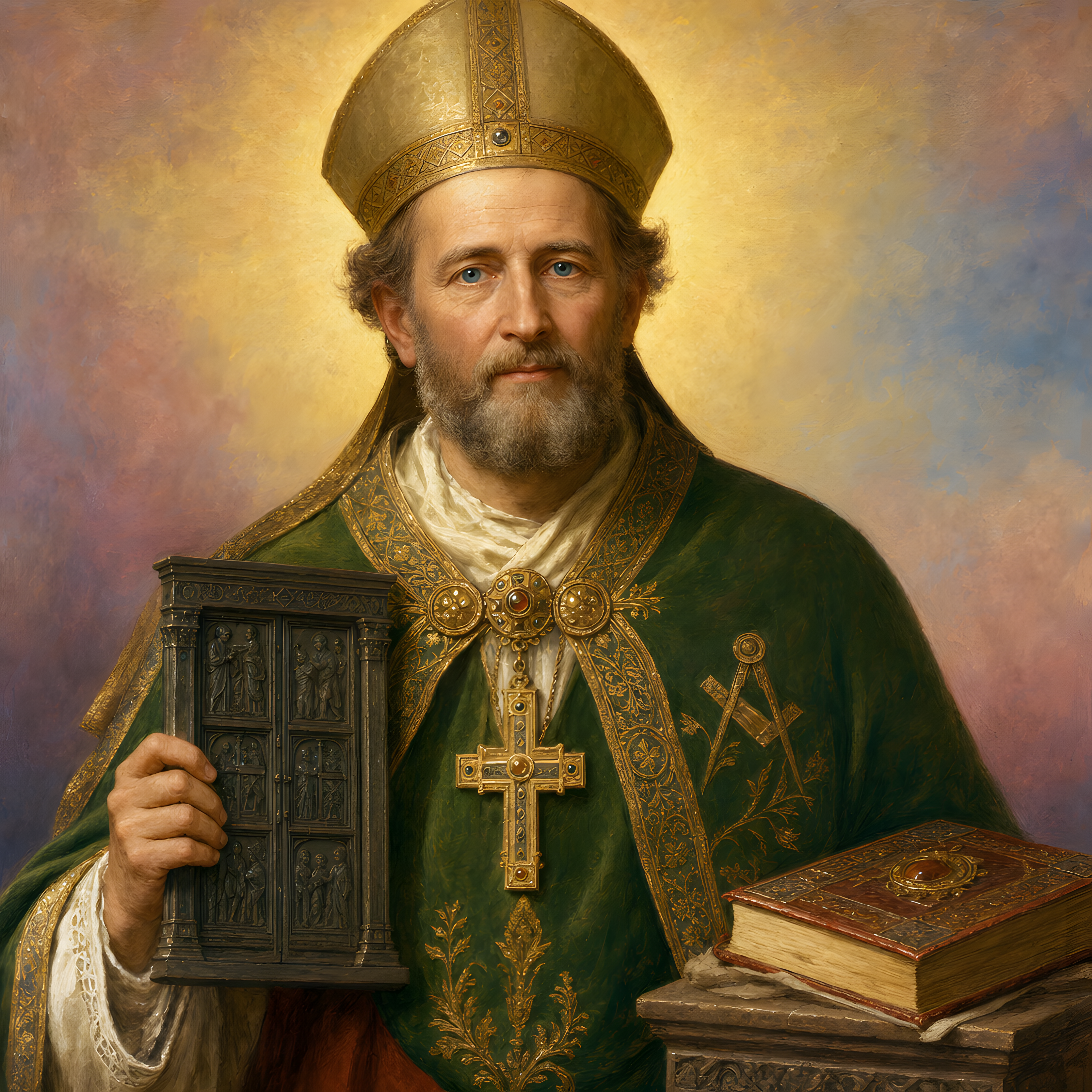 Portrait of St. Bernward of Hildesheim