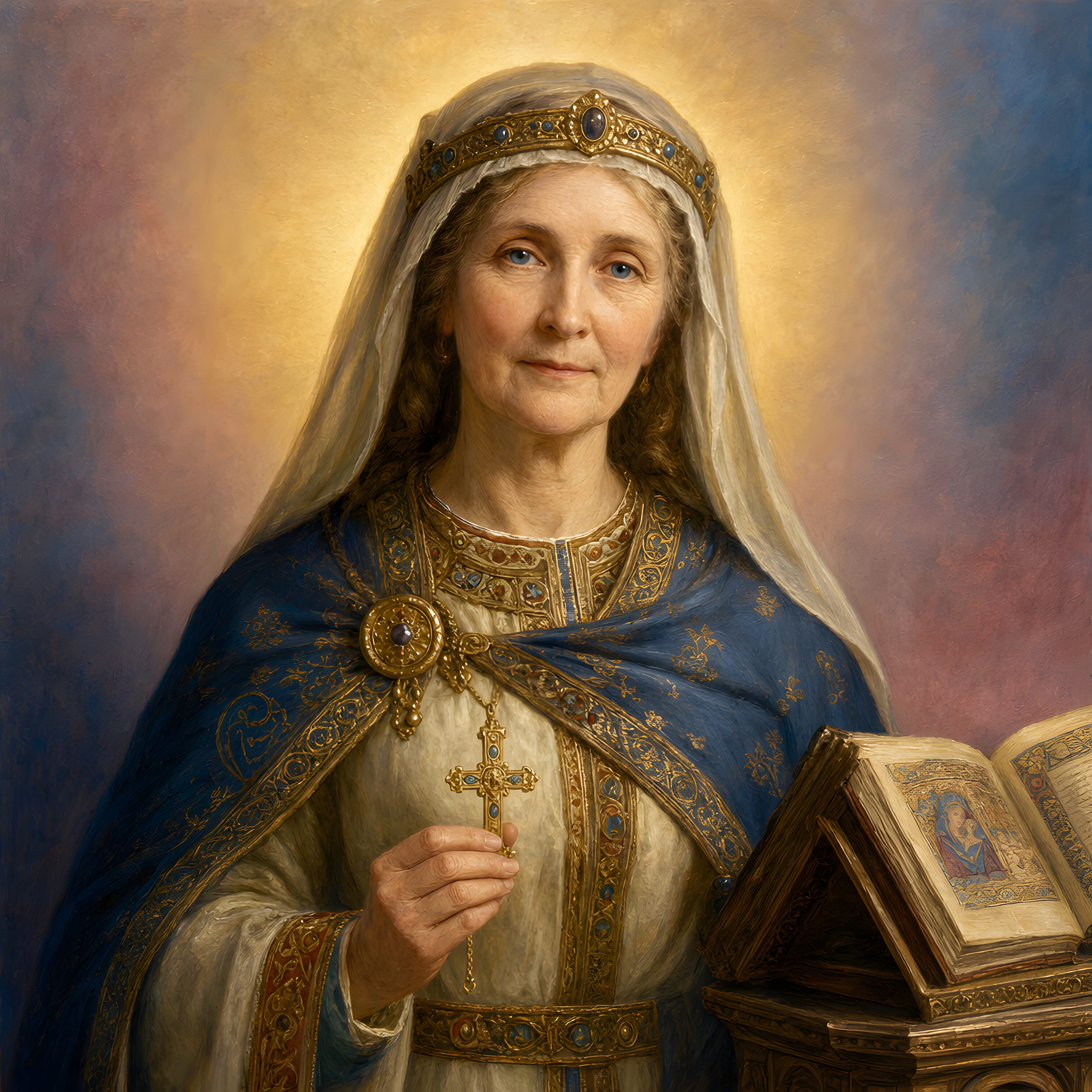 Portrait of St. Bertha of Kent