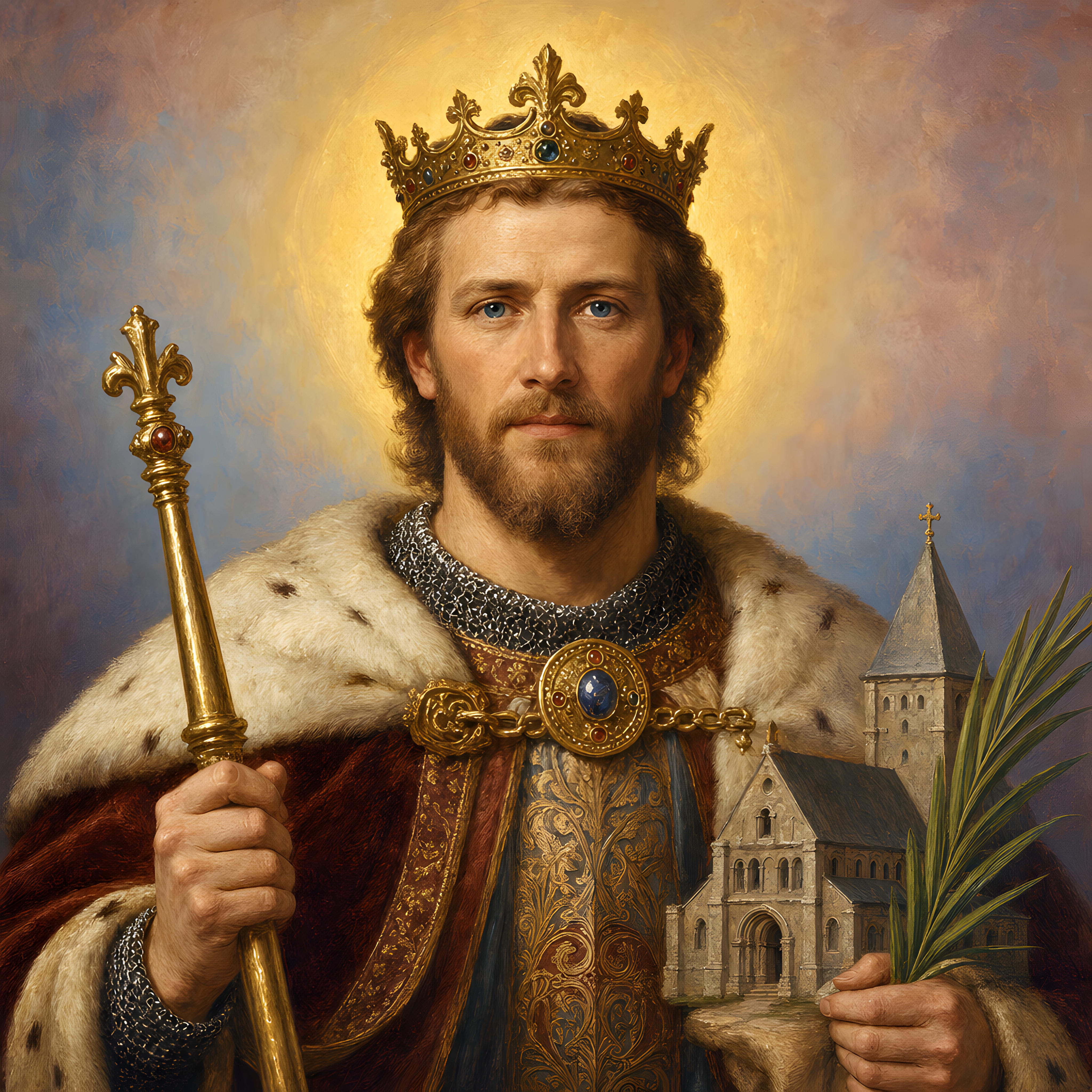 Portrait of St. Canute IV of Denmark