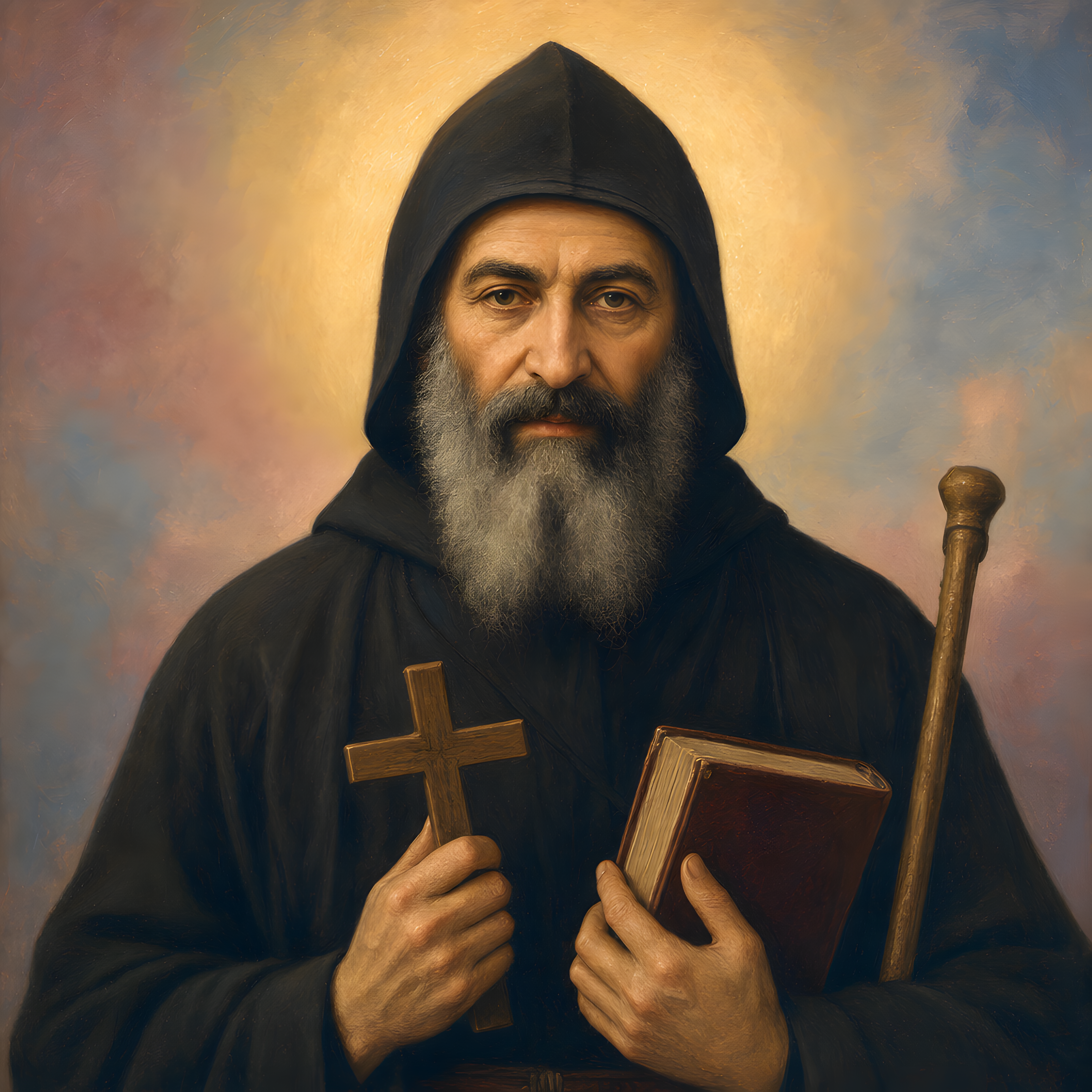 Portrait of St. Charbel Makhlouf
