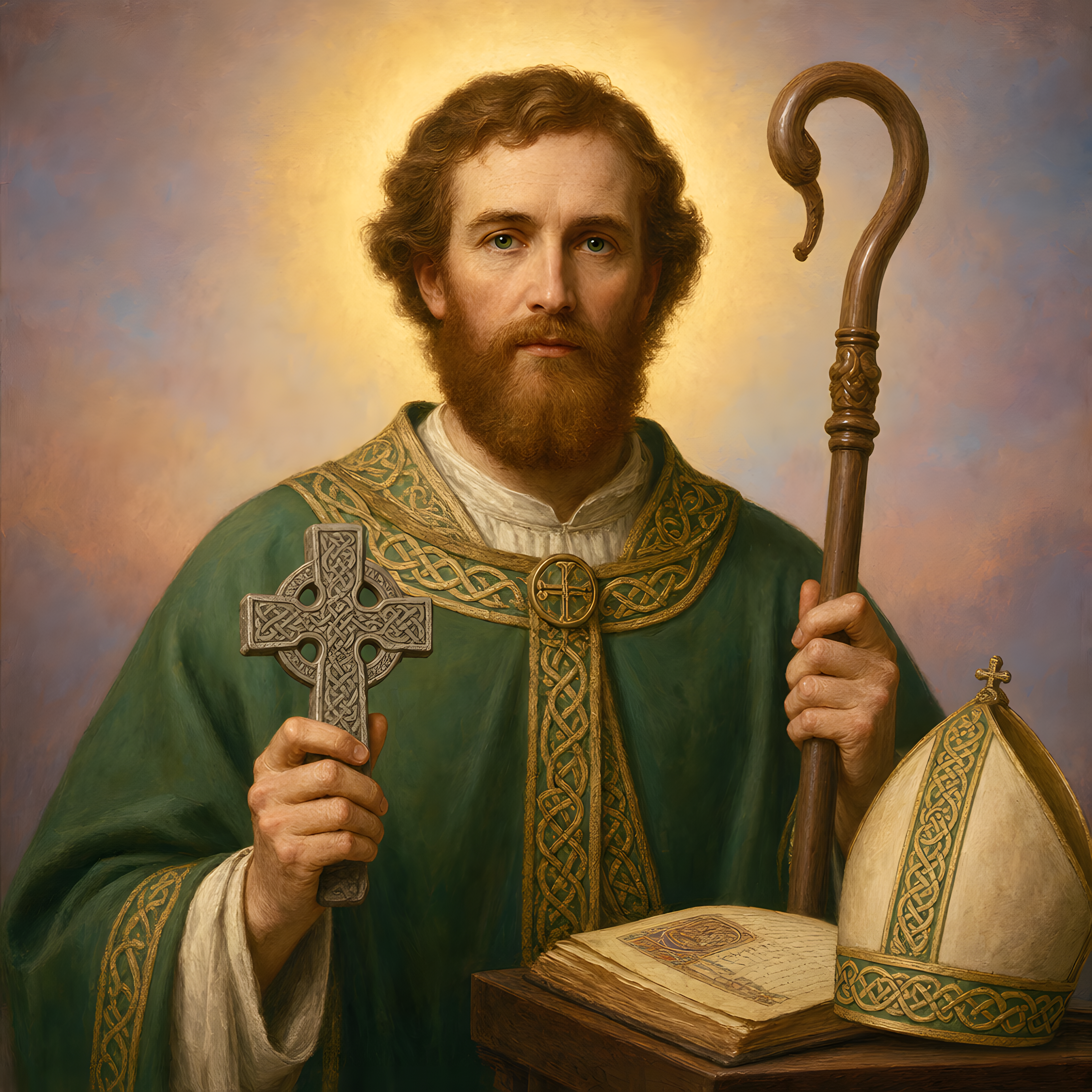 Portrait of St. Ciarán of Saigir