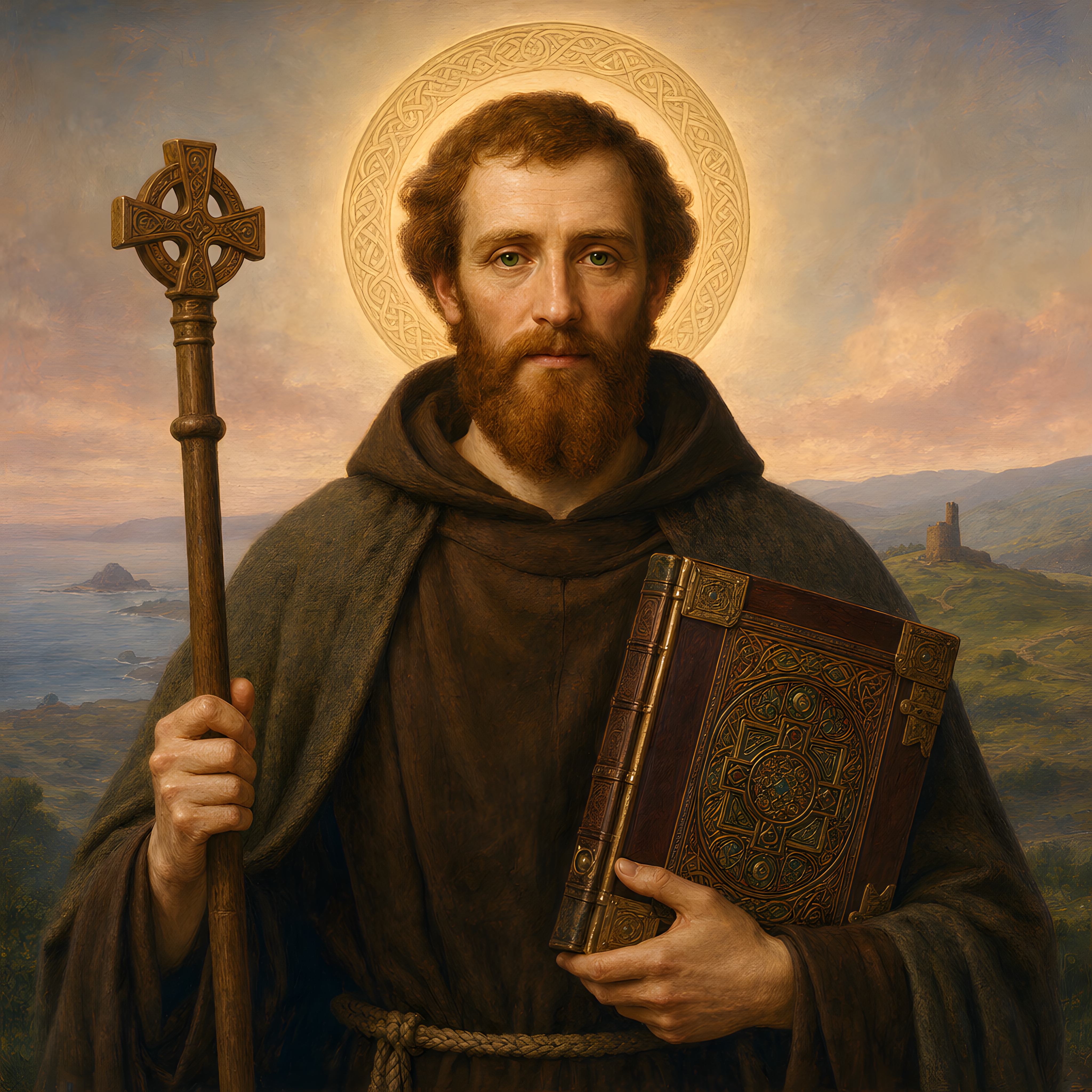 Portrait of St. Columba
