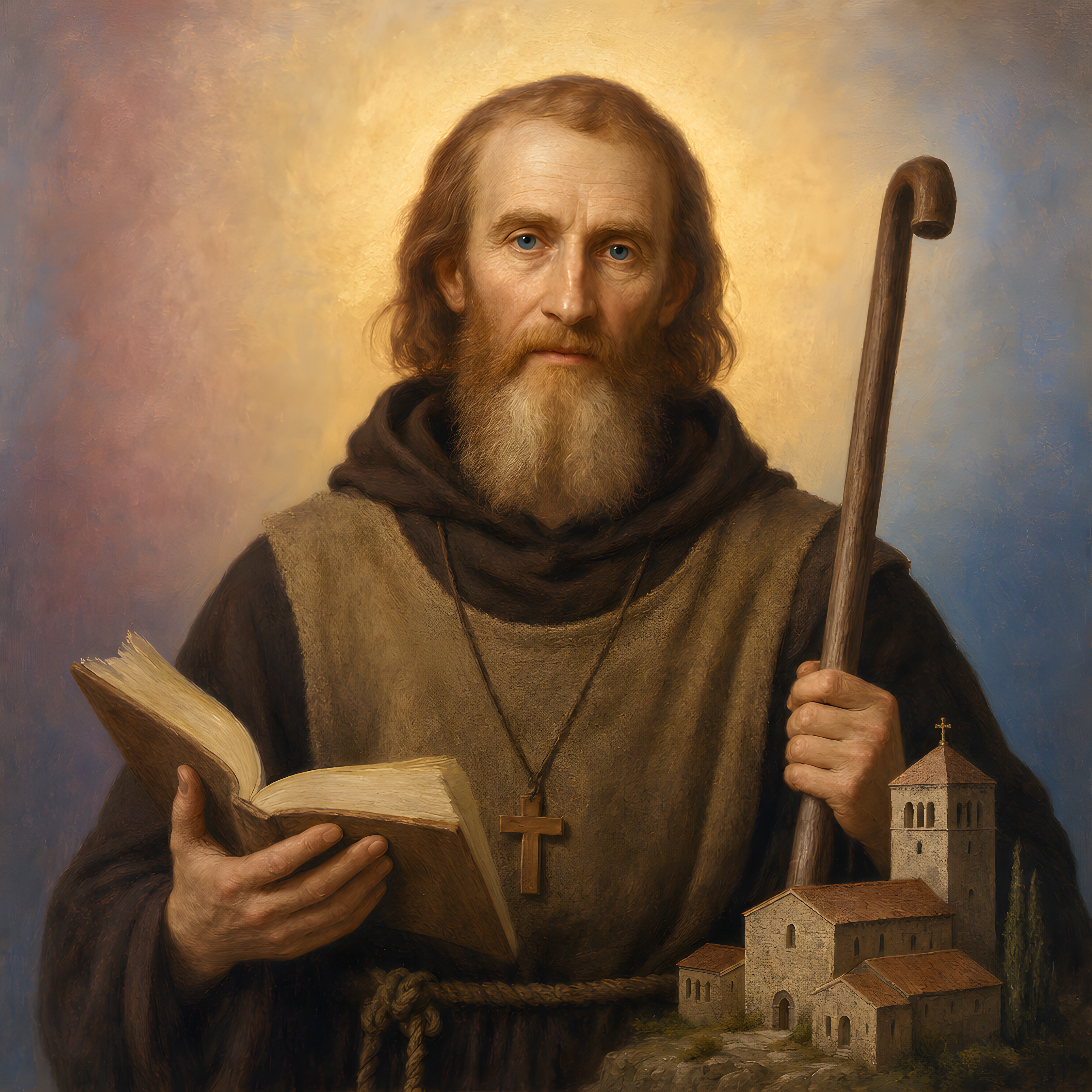 Portrait of St. Columban