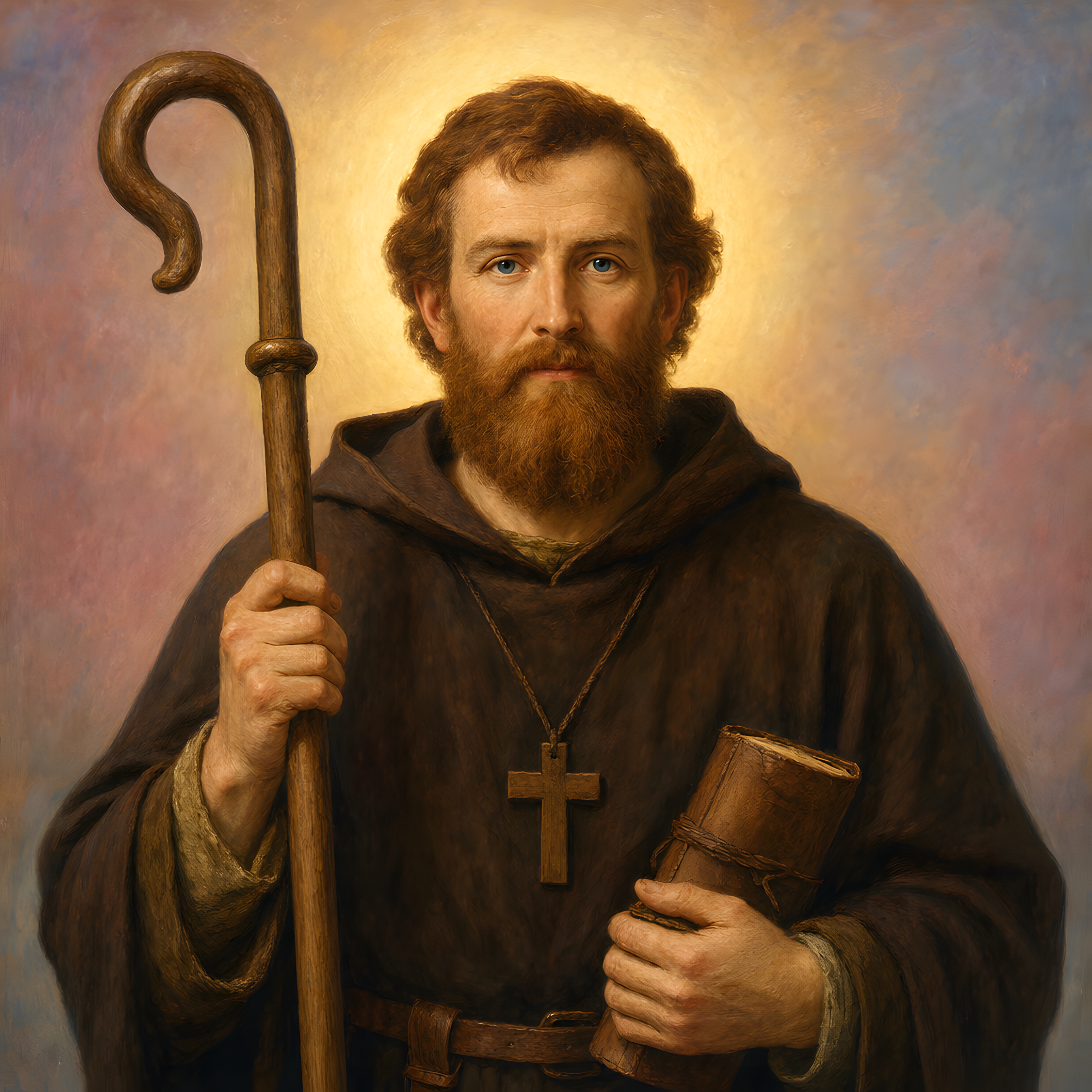 Portrait of St. Comgall