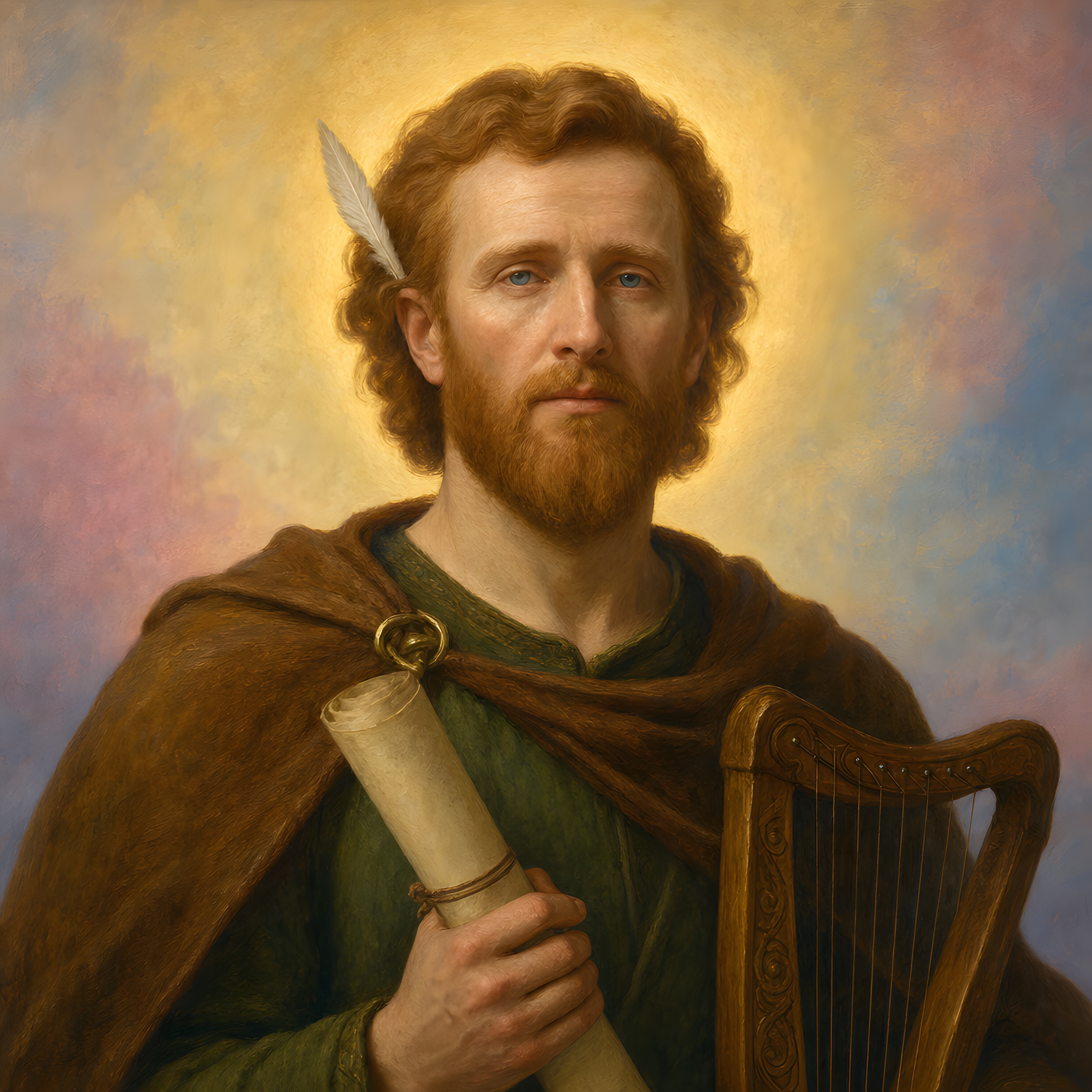 Portrait of St. Dallan Forgaill