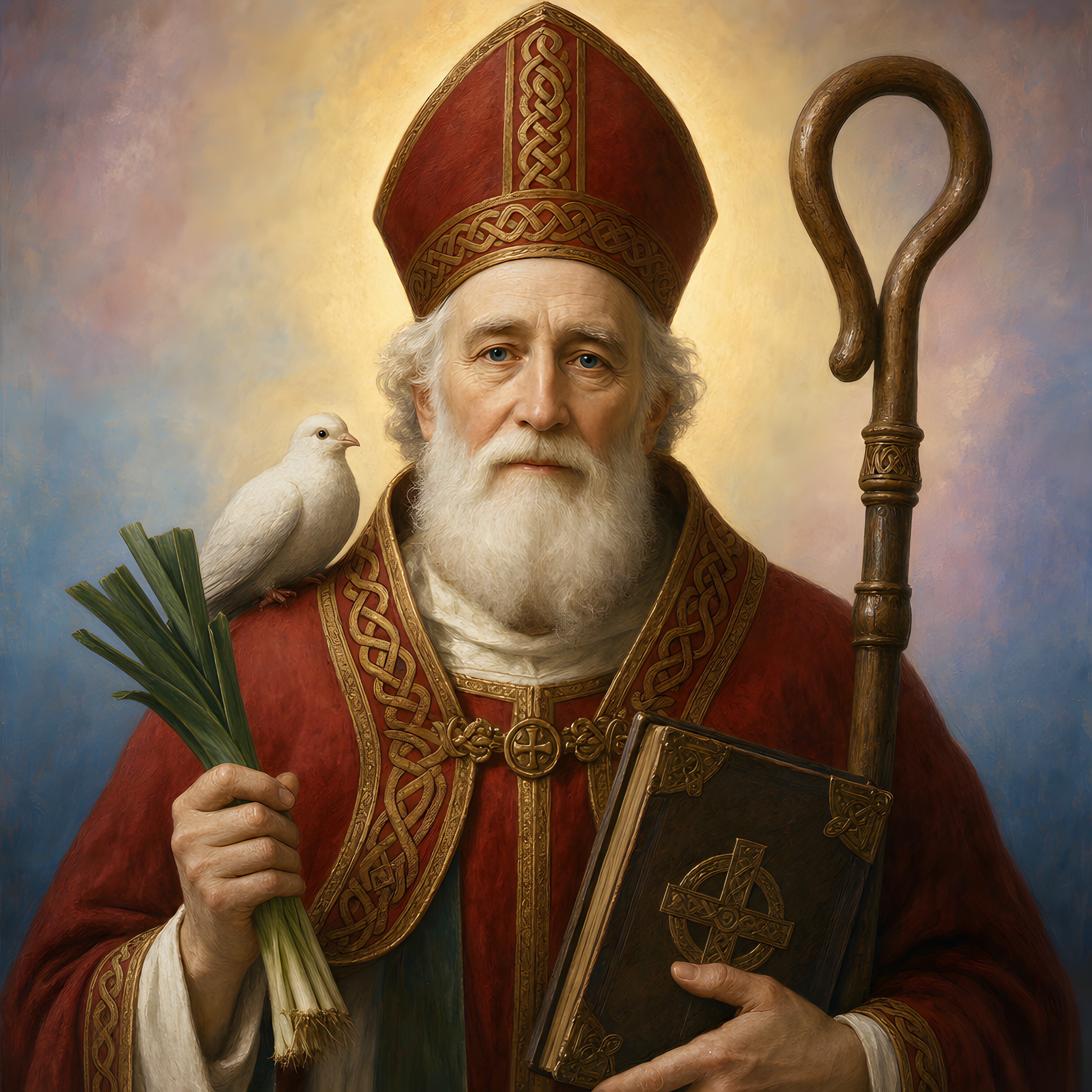 Portrait of St. David of Wales