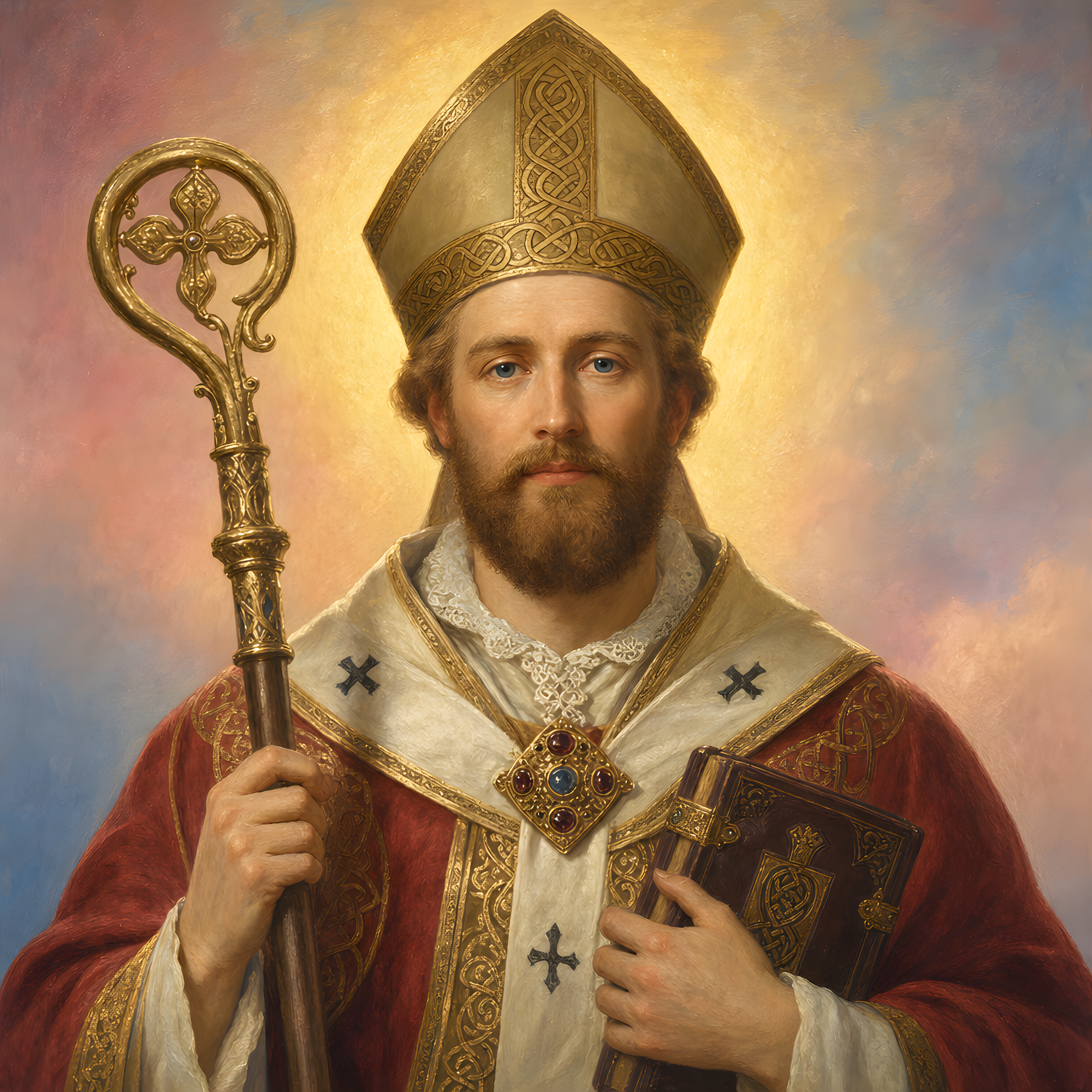 Portrait of St. Deusdedit of Canterbury