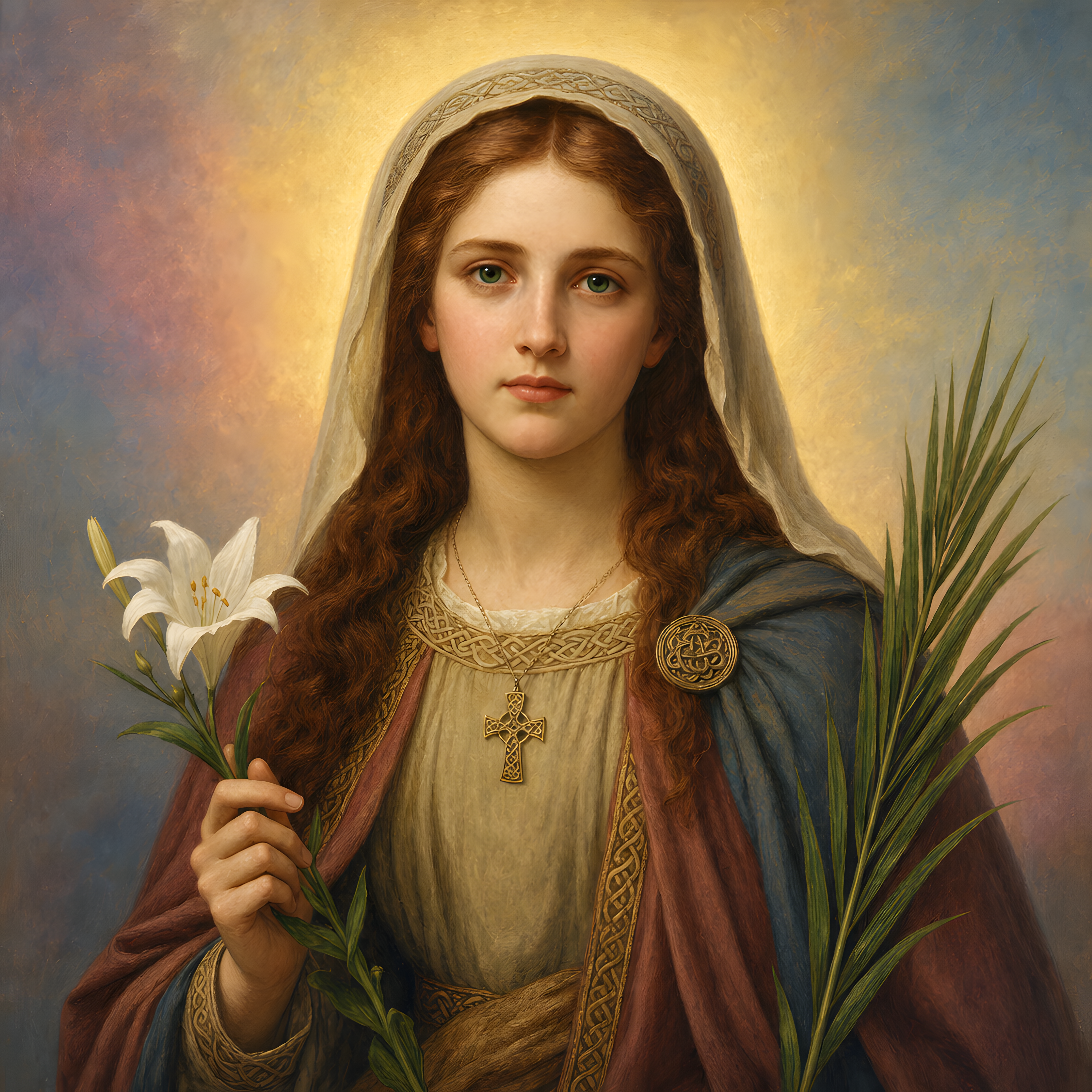 Portrait of St. Dymphna