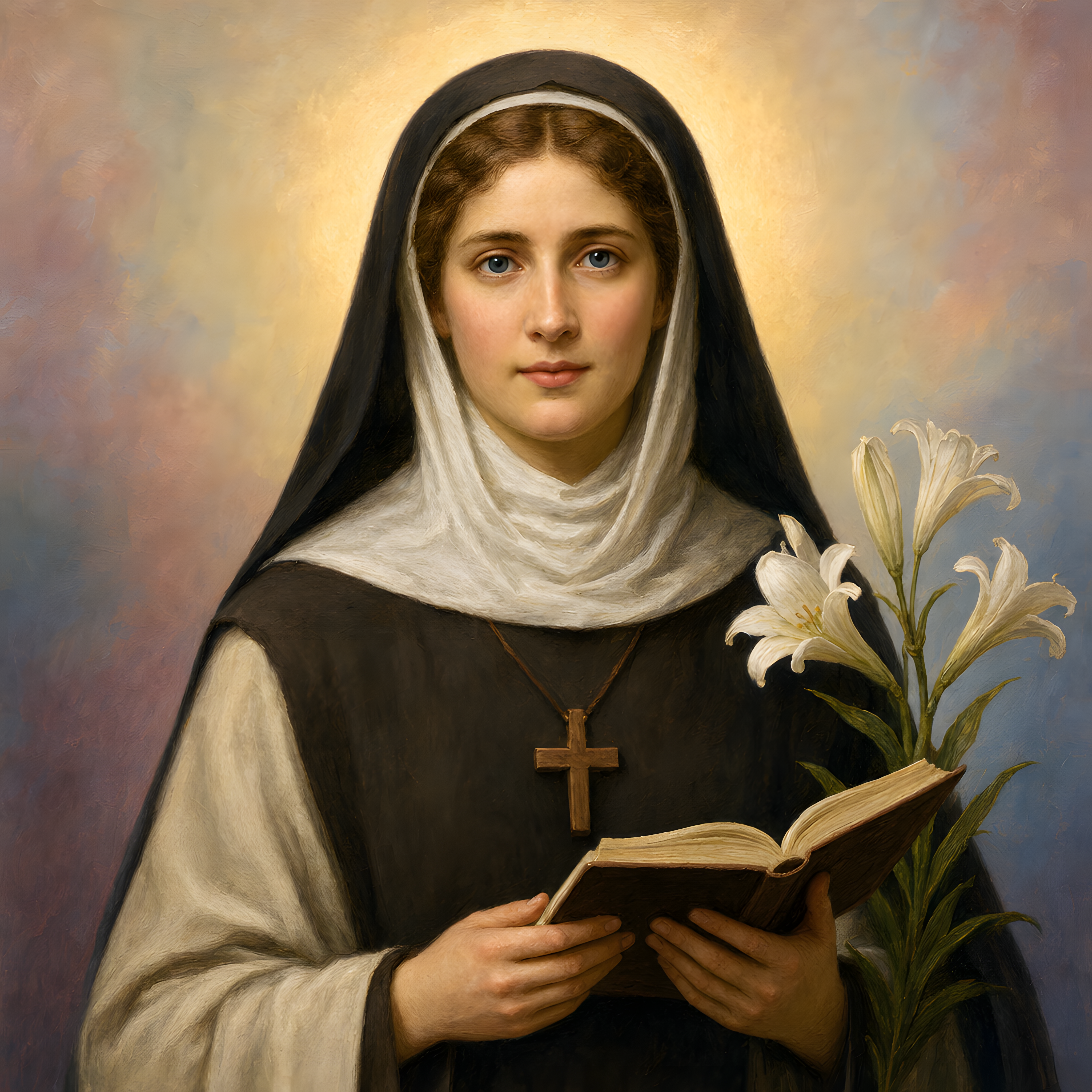 Portrait of St. Eadburh of Winchester