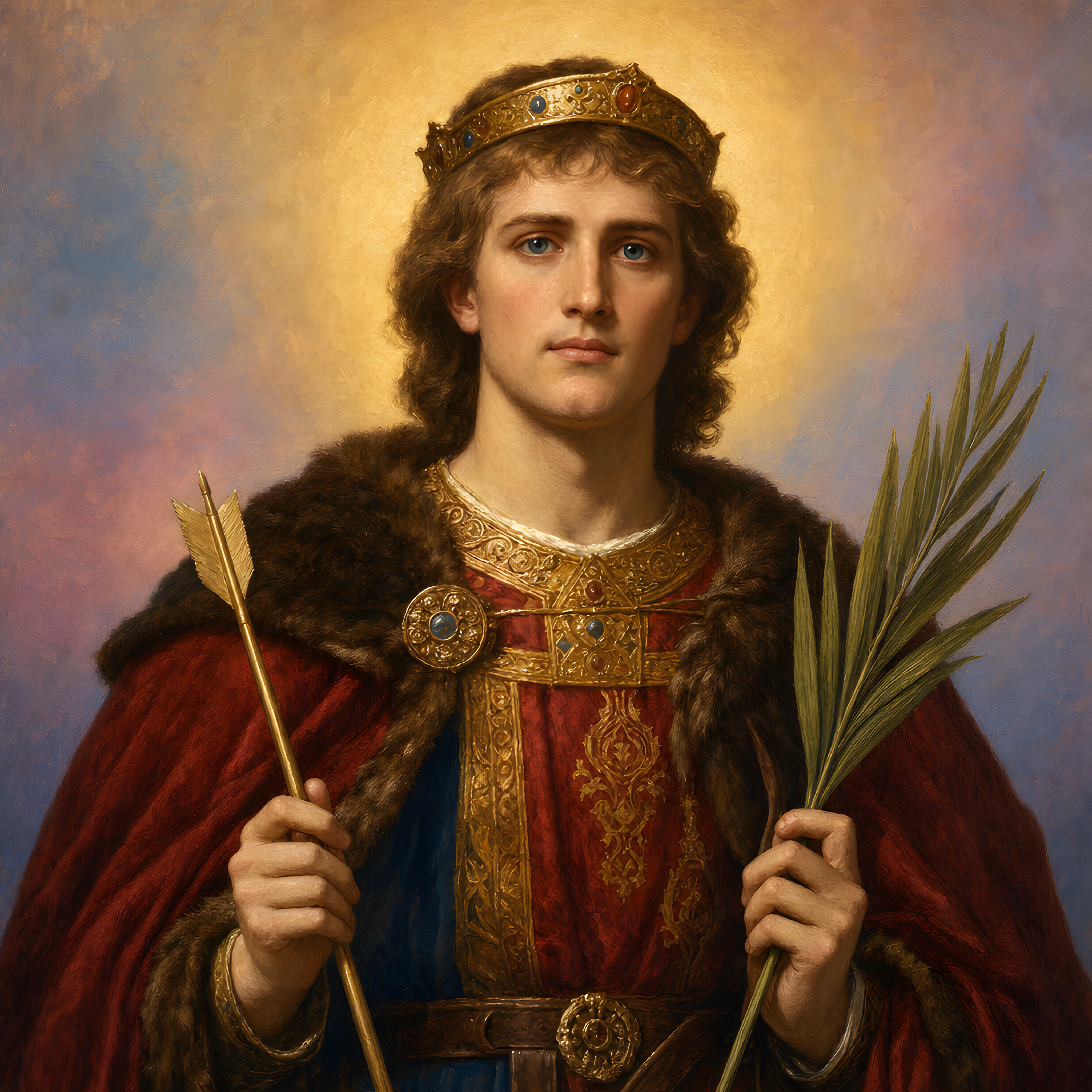Portrait of St. Edmund the Martyr