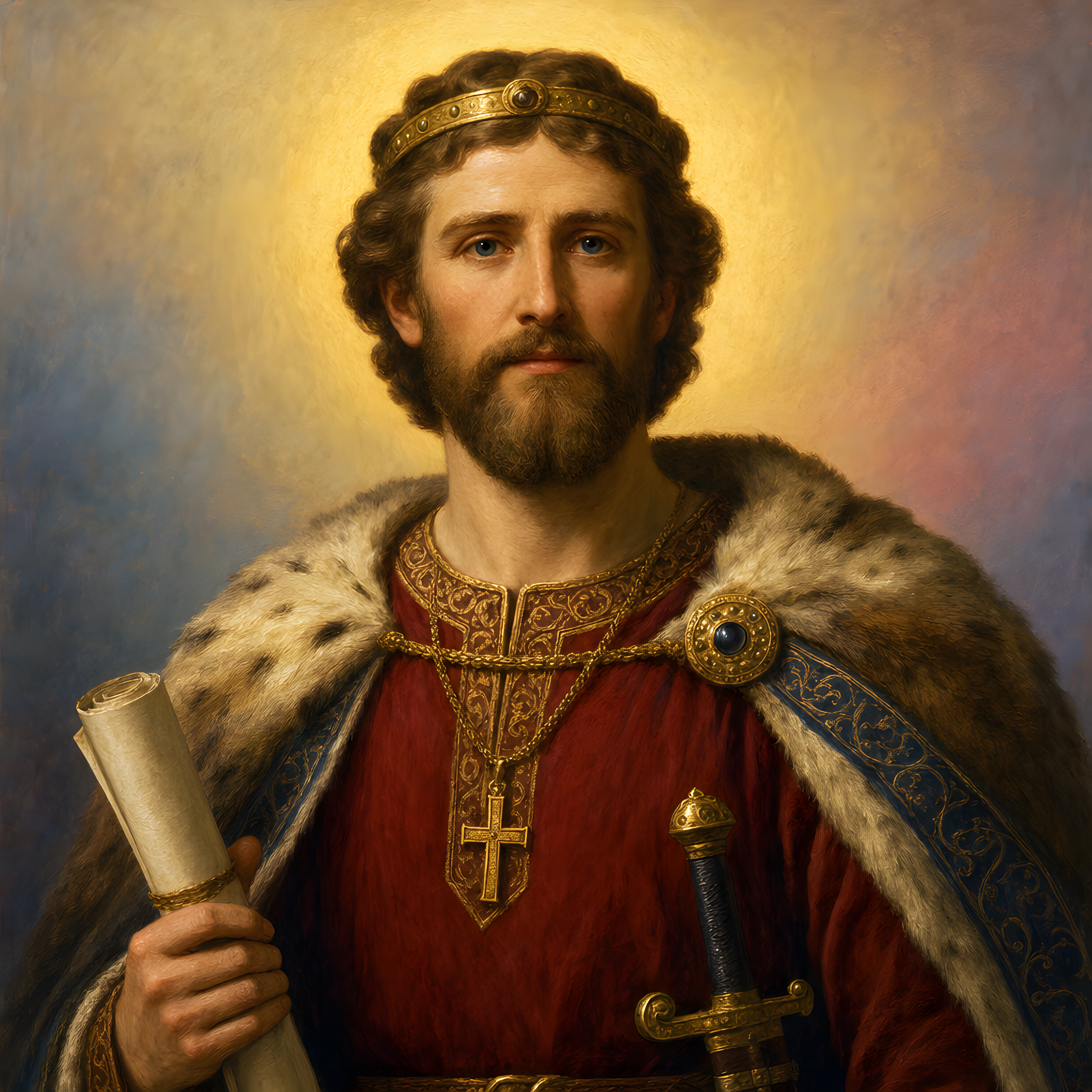 Portrait of St. Edwin of Northumbria