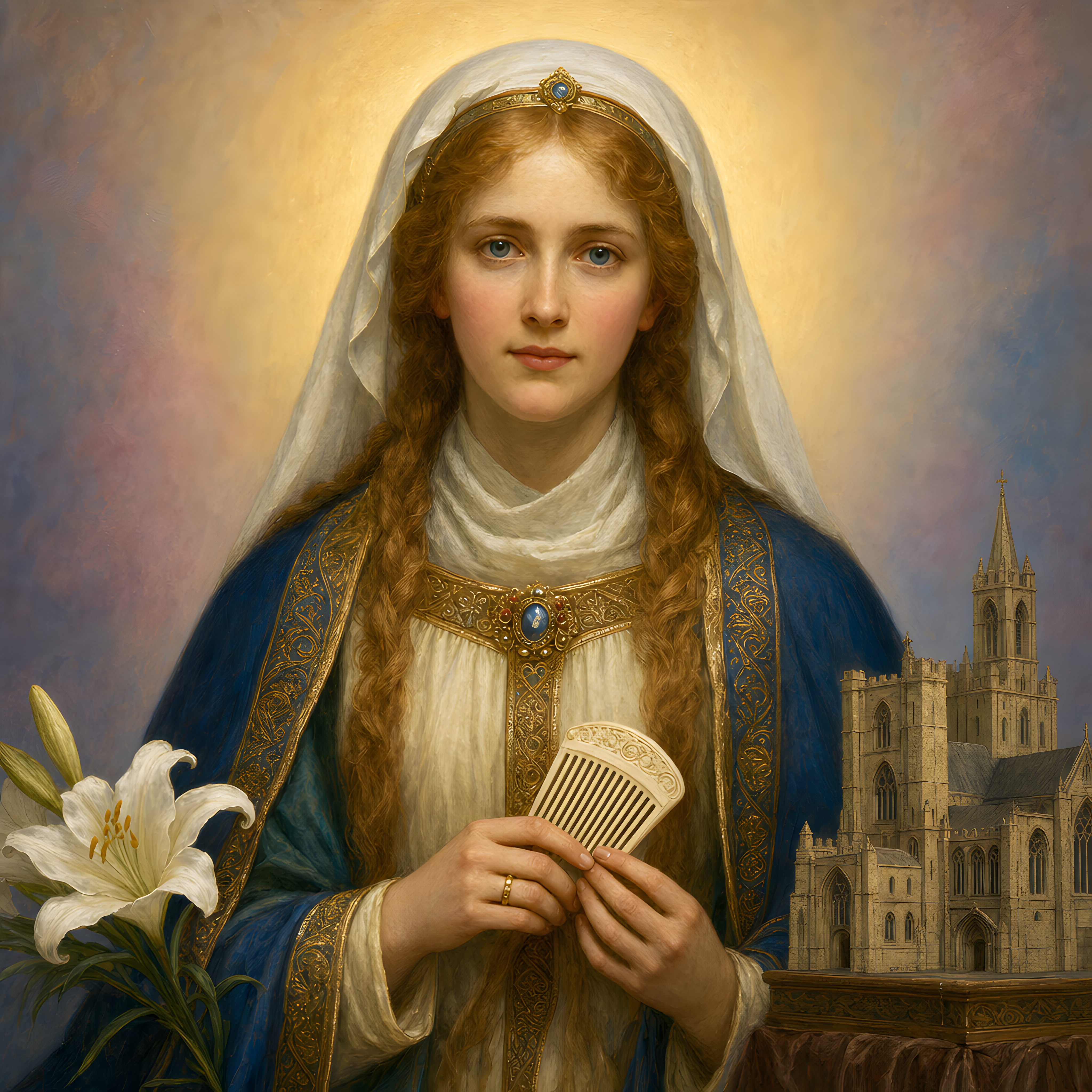 Portrait of St. Etheldreda