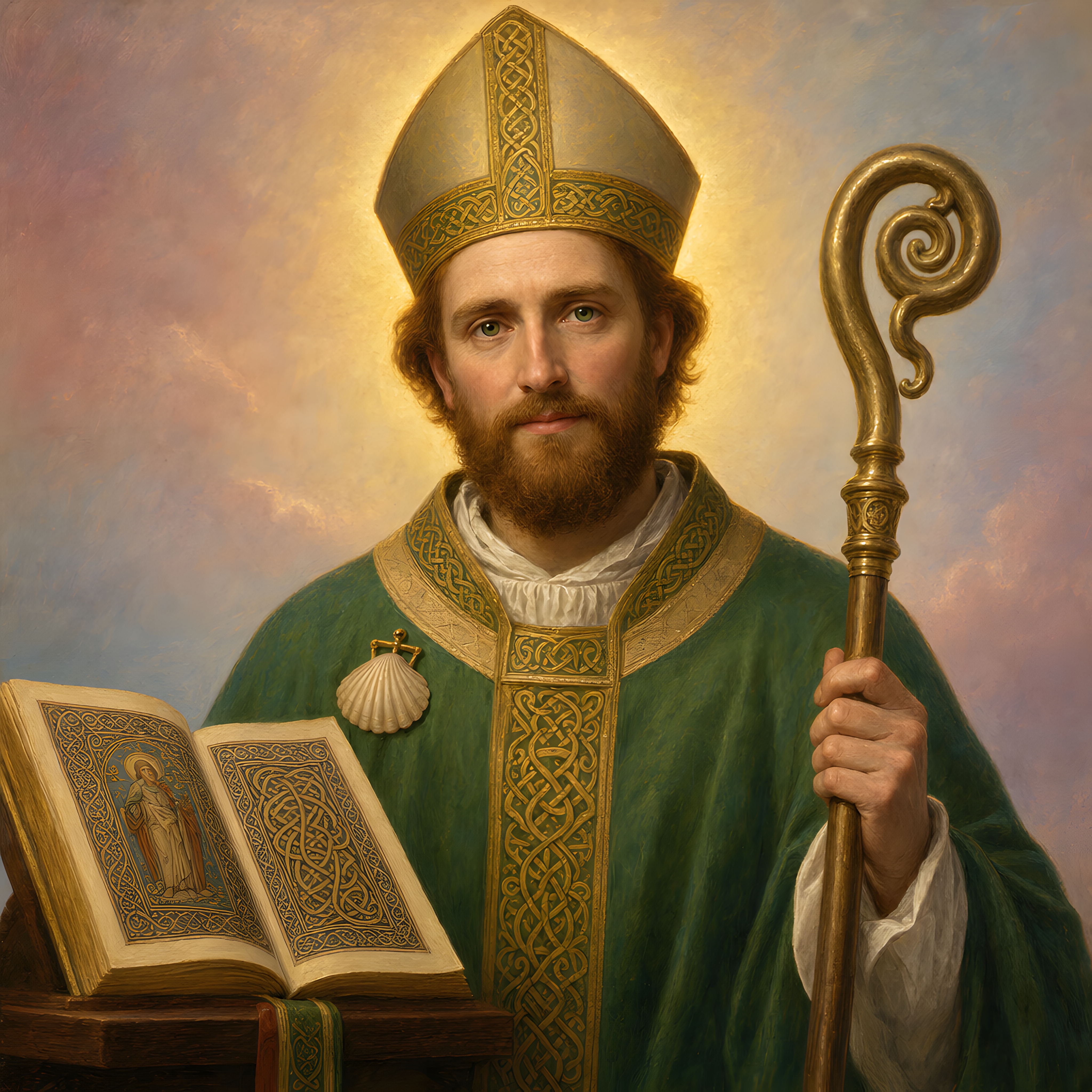 Portrait of St. Flannan