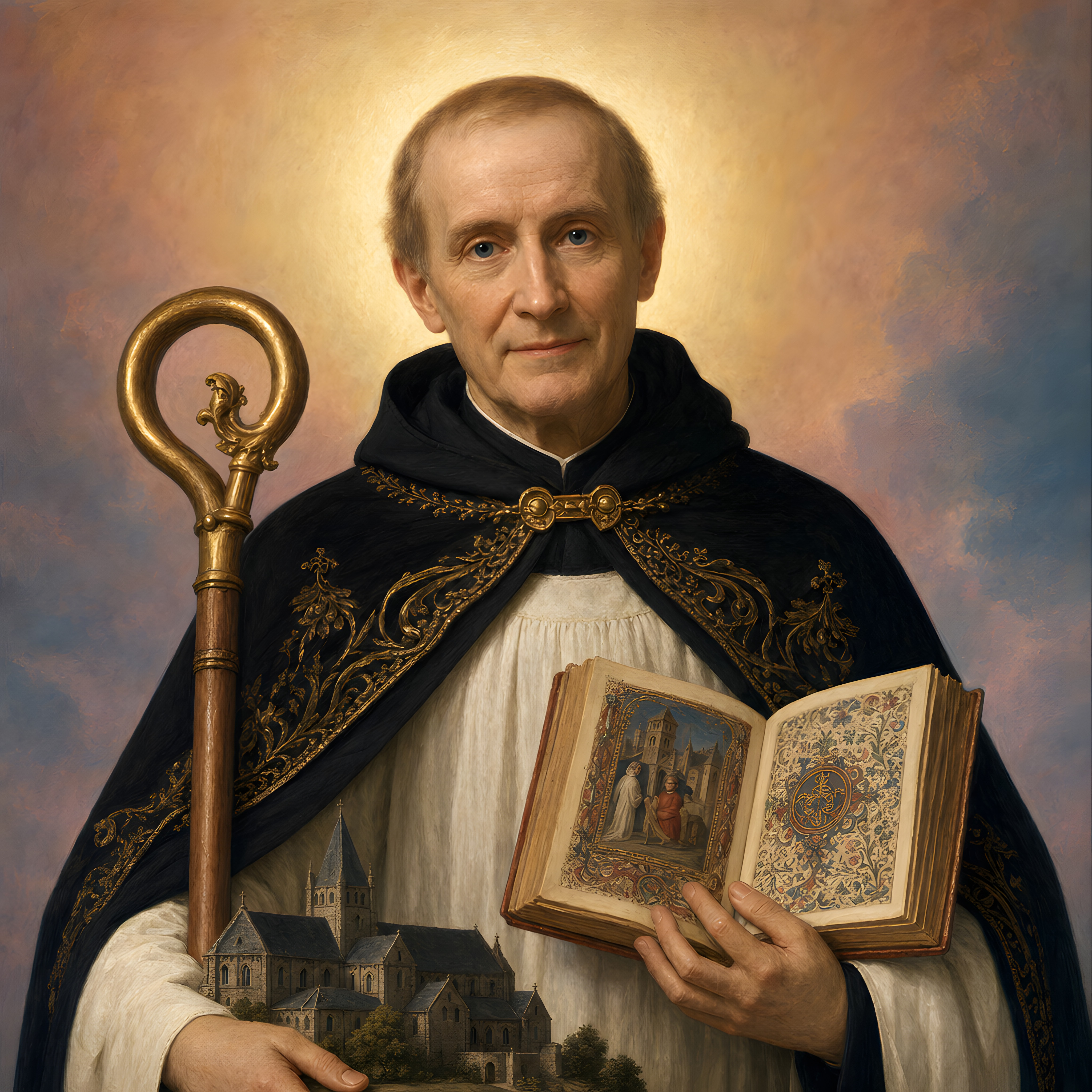 Portrait of St. Gerard of Brogne