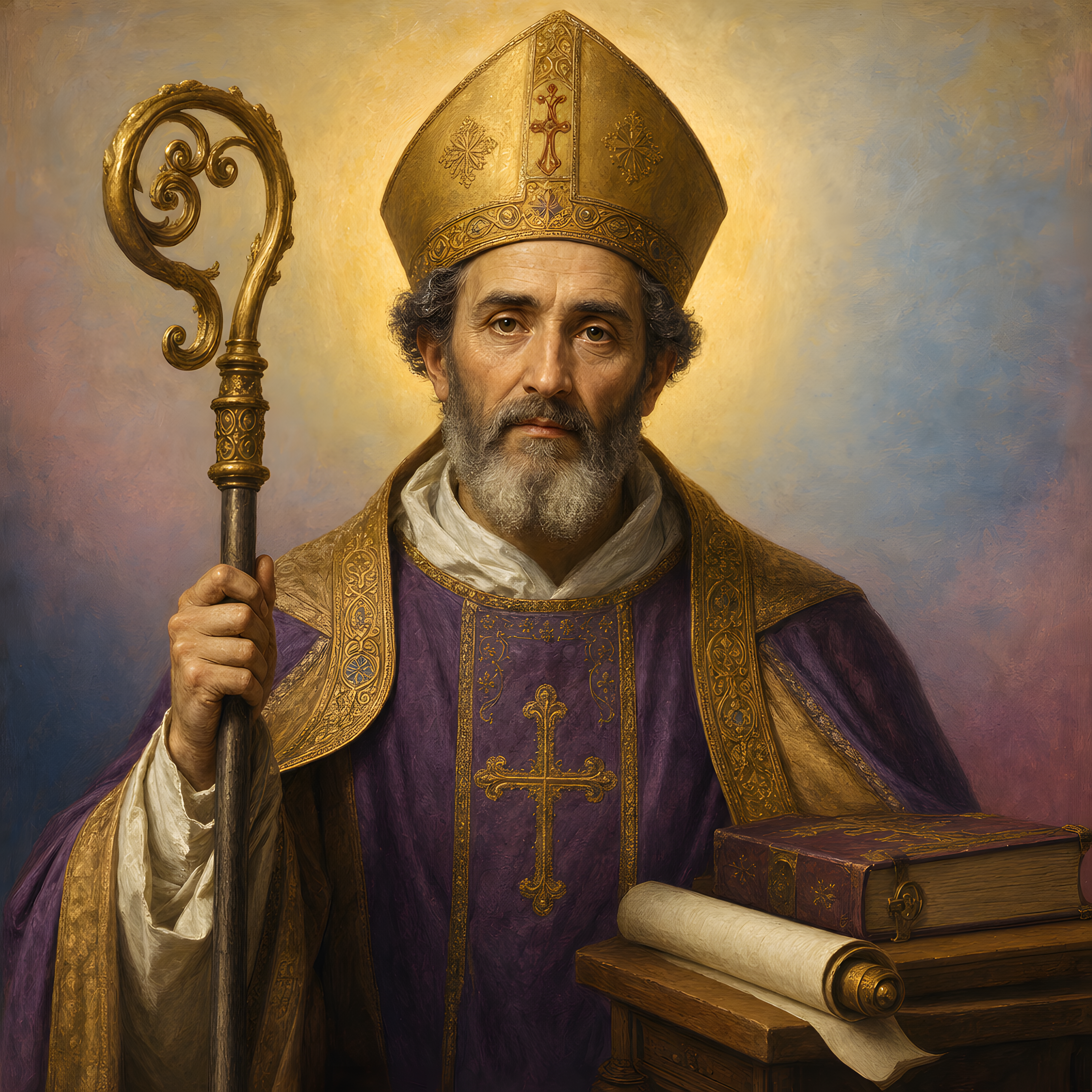 Portrait of St. Germanus of Auxerre