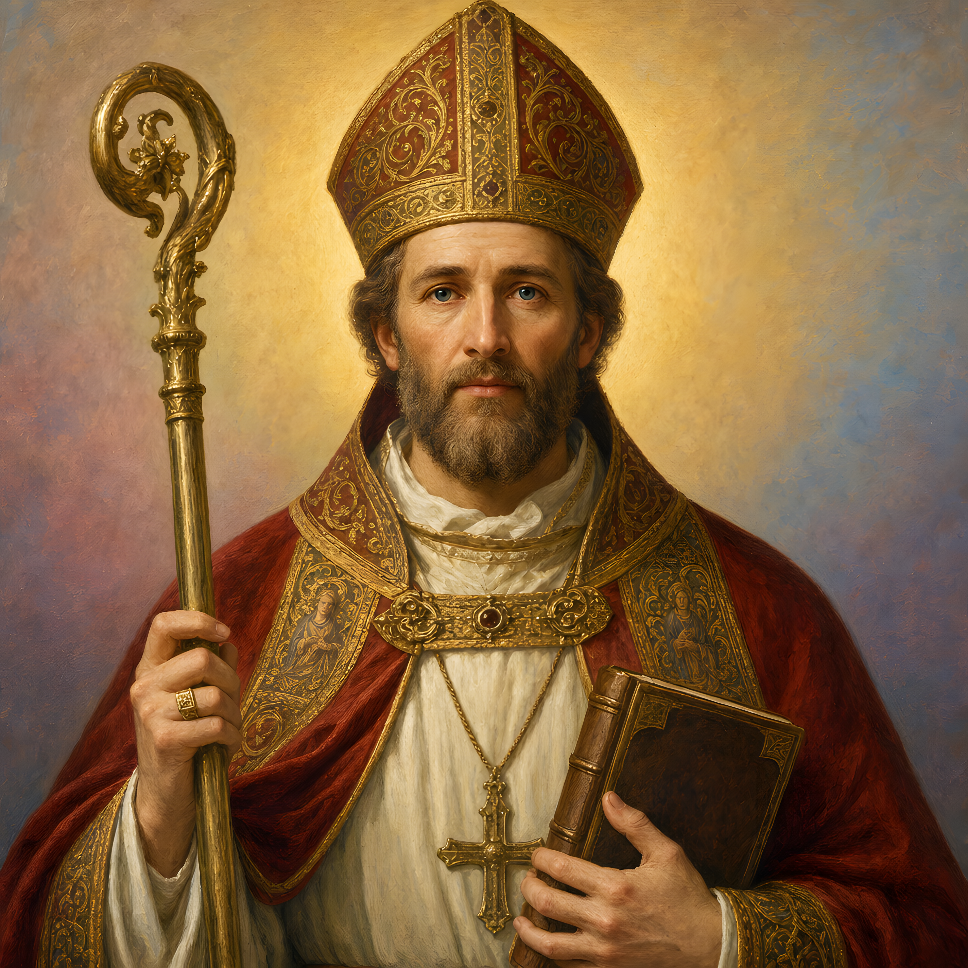 Portrait of St. Godfrey of Amiens
