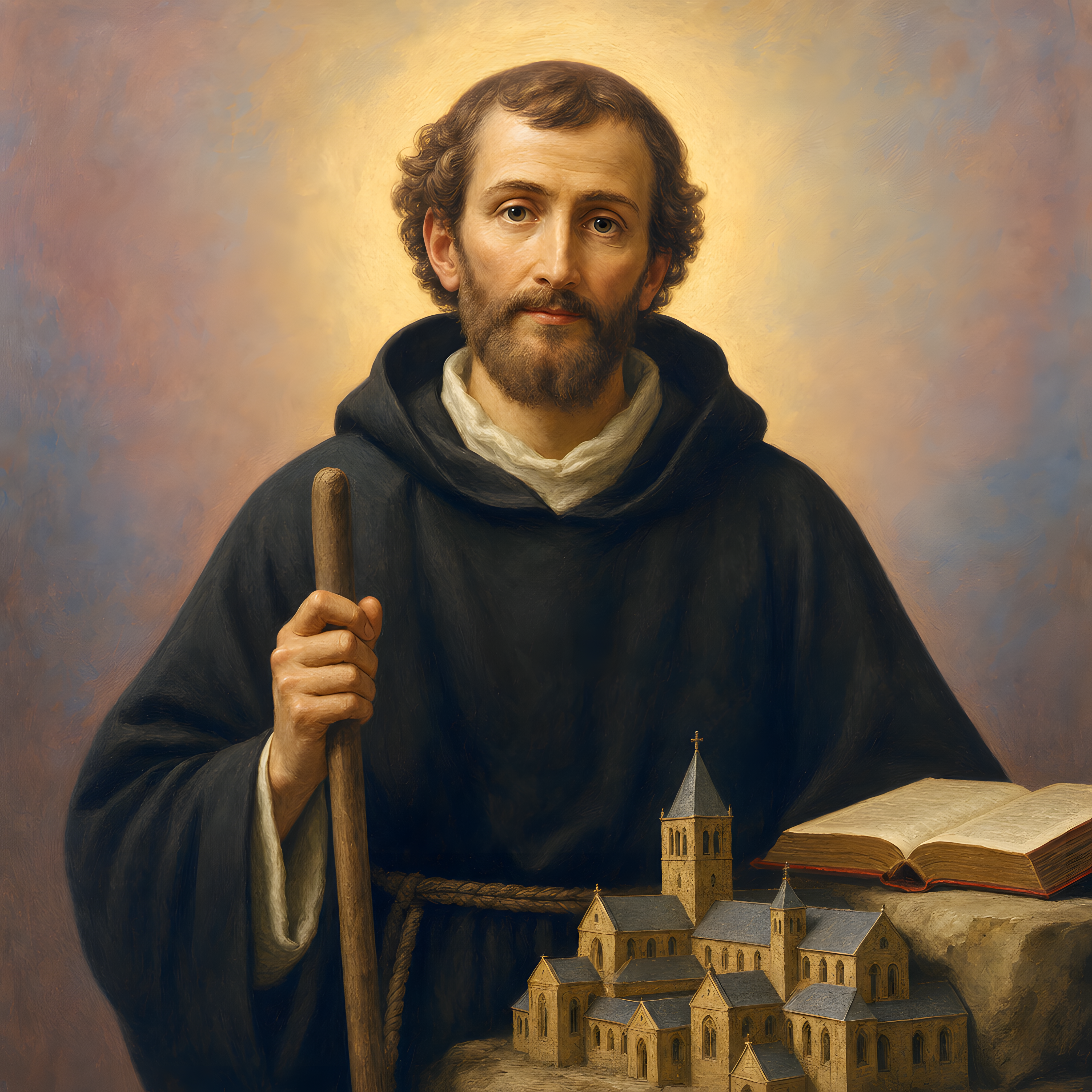 Portrait of St. Hadelin