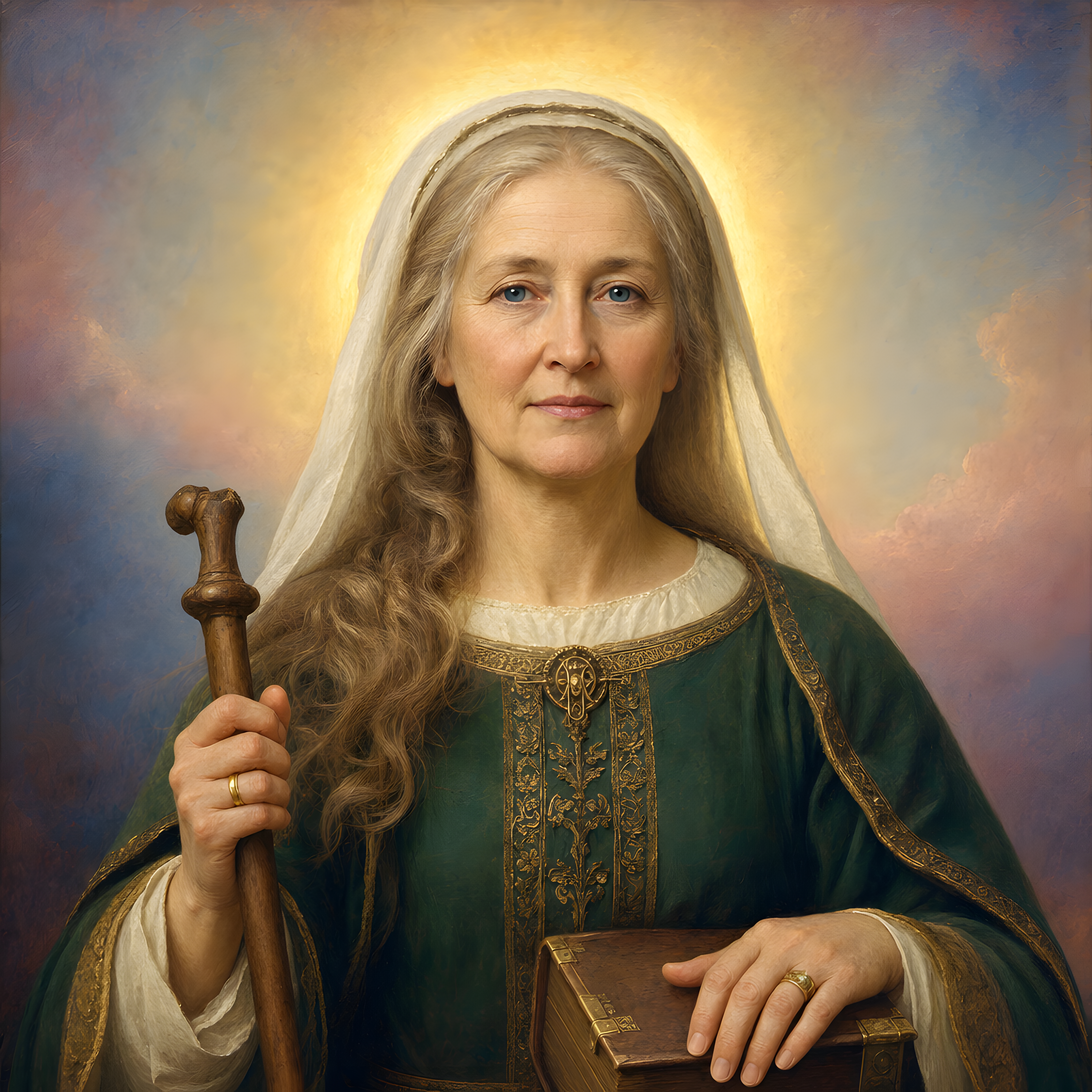 Portrait of St. Helena of Skövde
