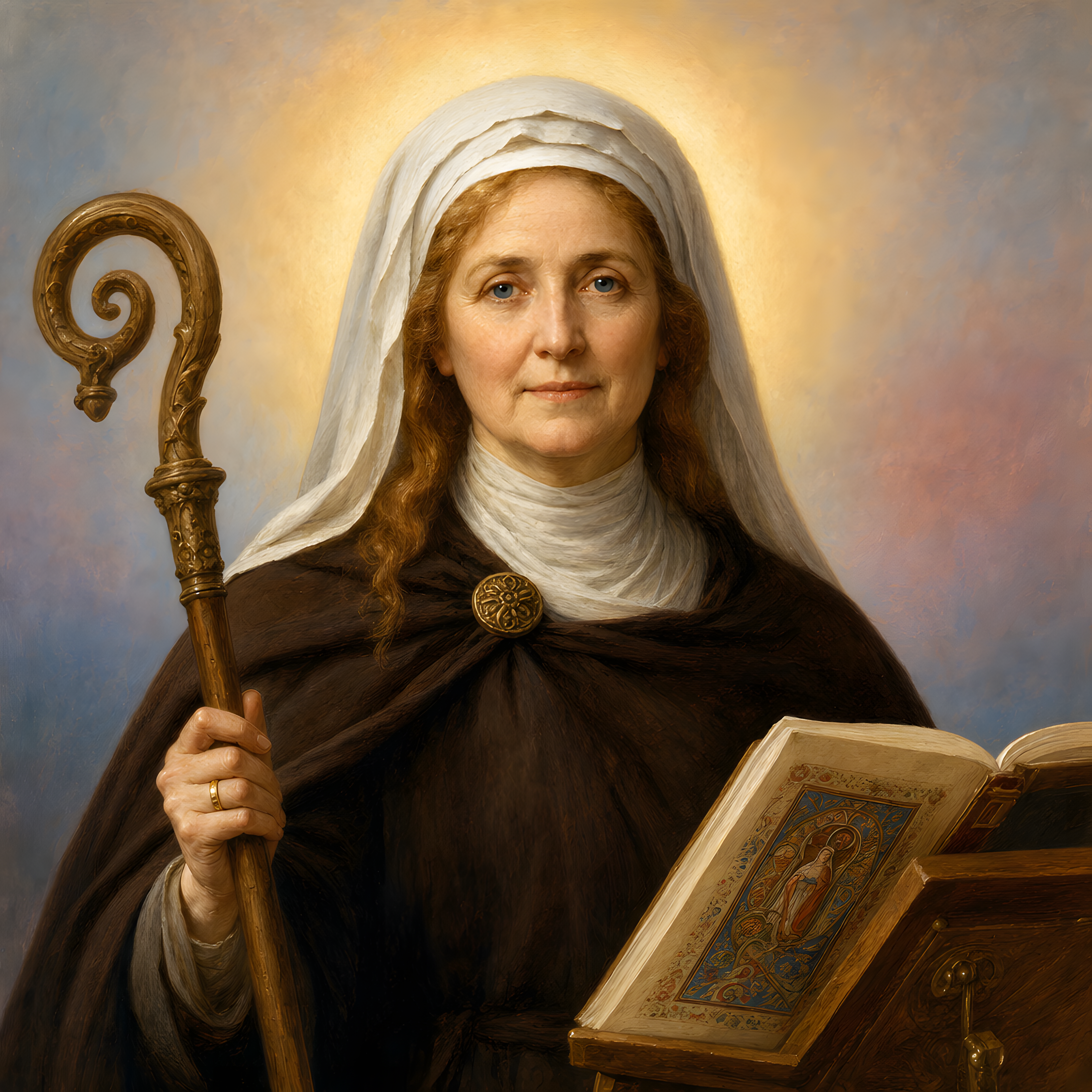 Portrait of St. Hilda of Whitby