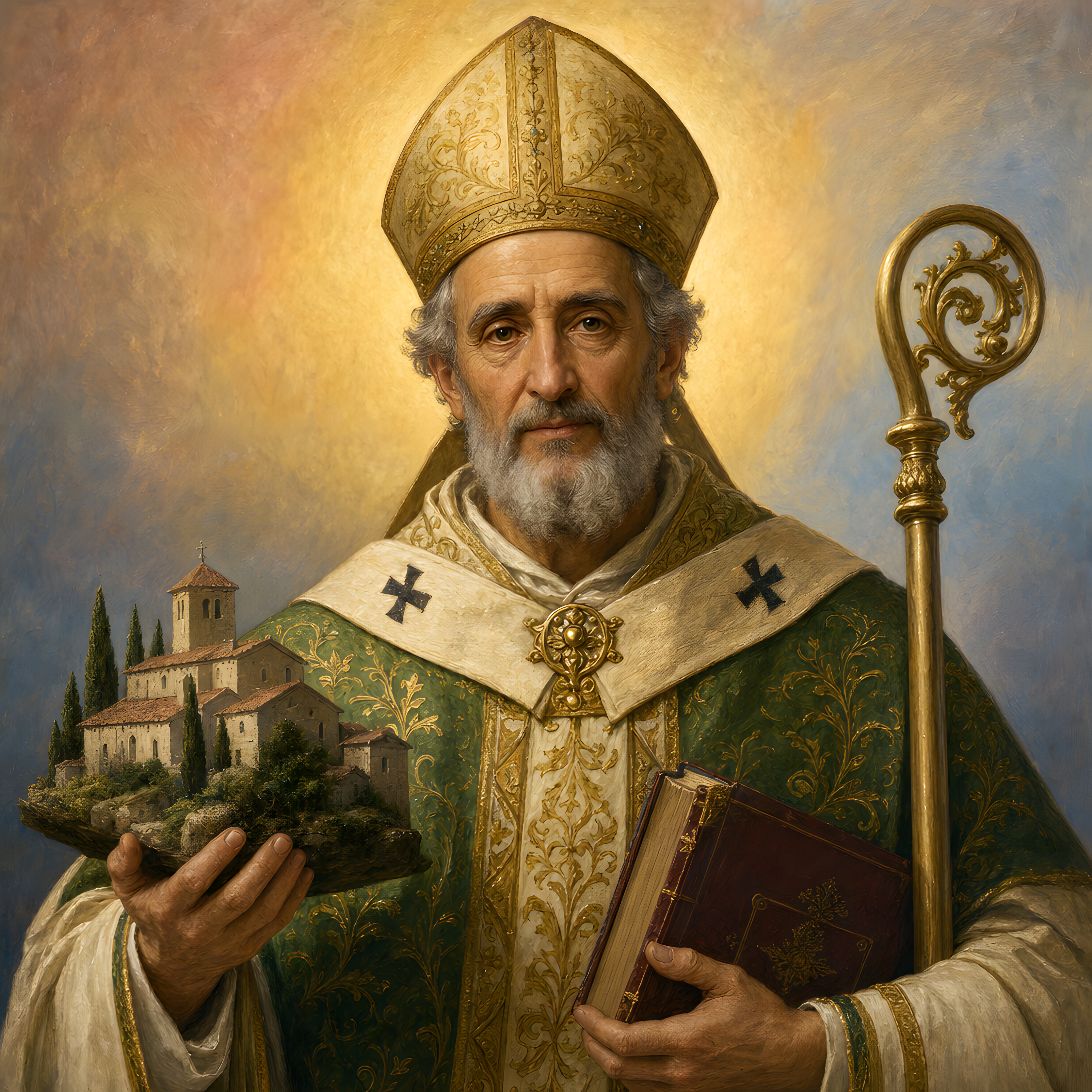Portrait of St. Honoratus of Arles