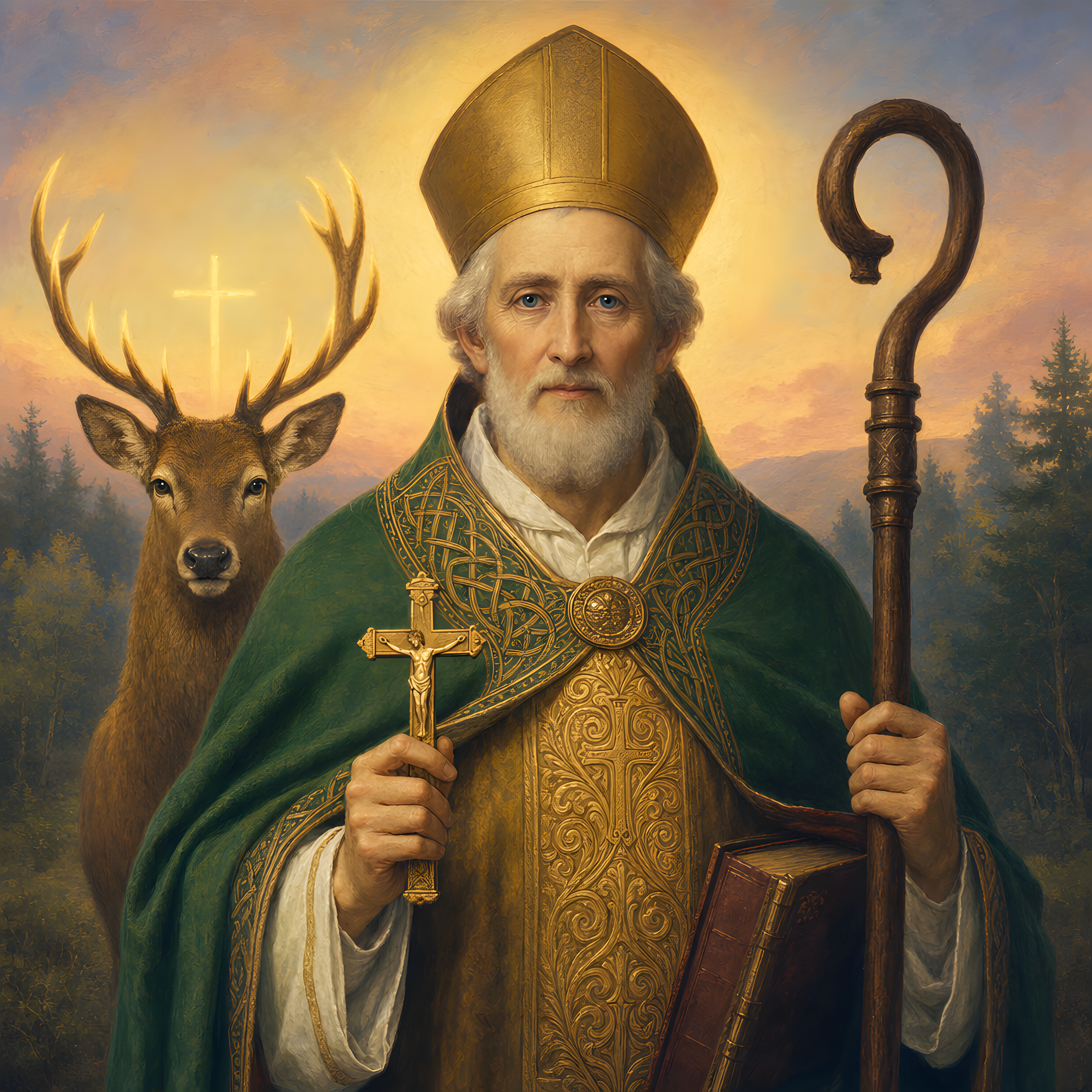 Portrait of St. Hubert of Liège