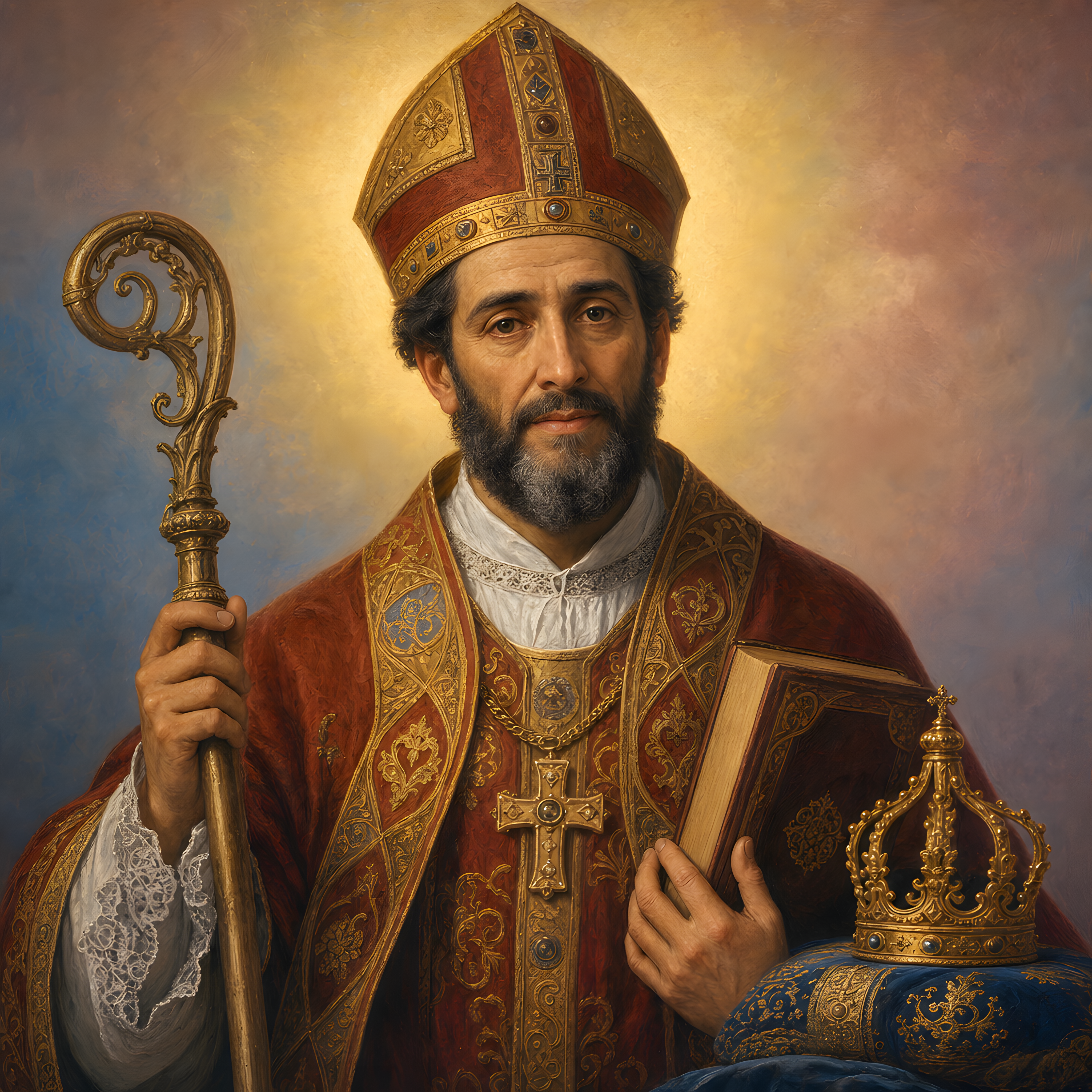 Portrait of St. Ildephonsus of Toledo