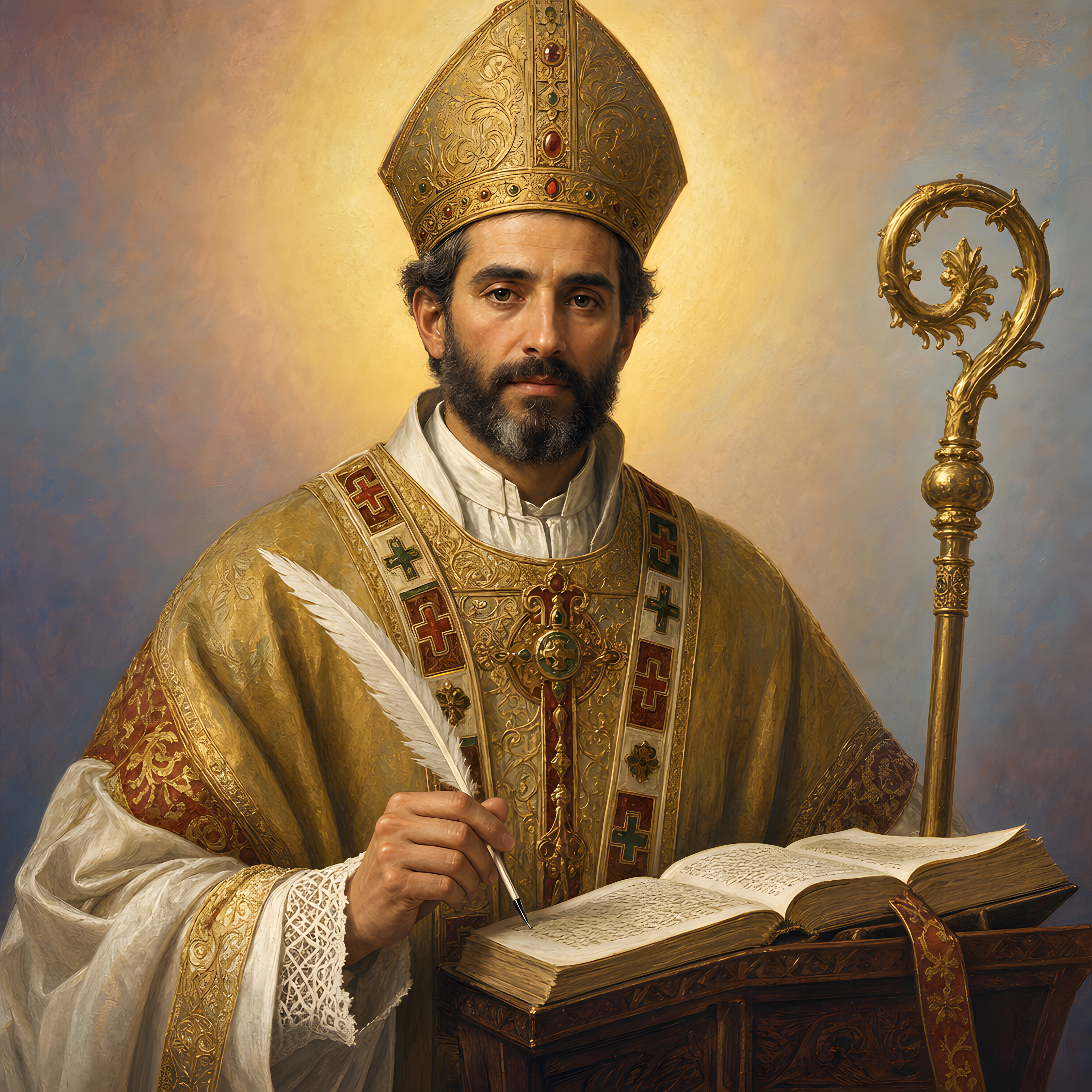 Portrait of St. Isidore of Seville