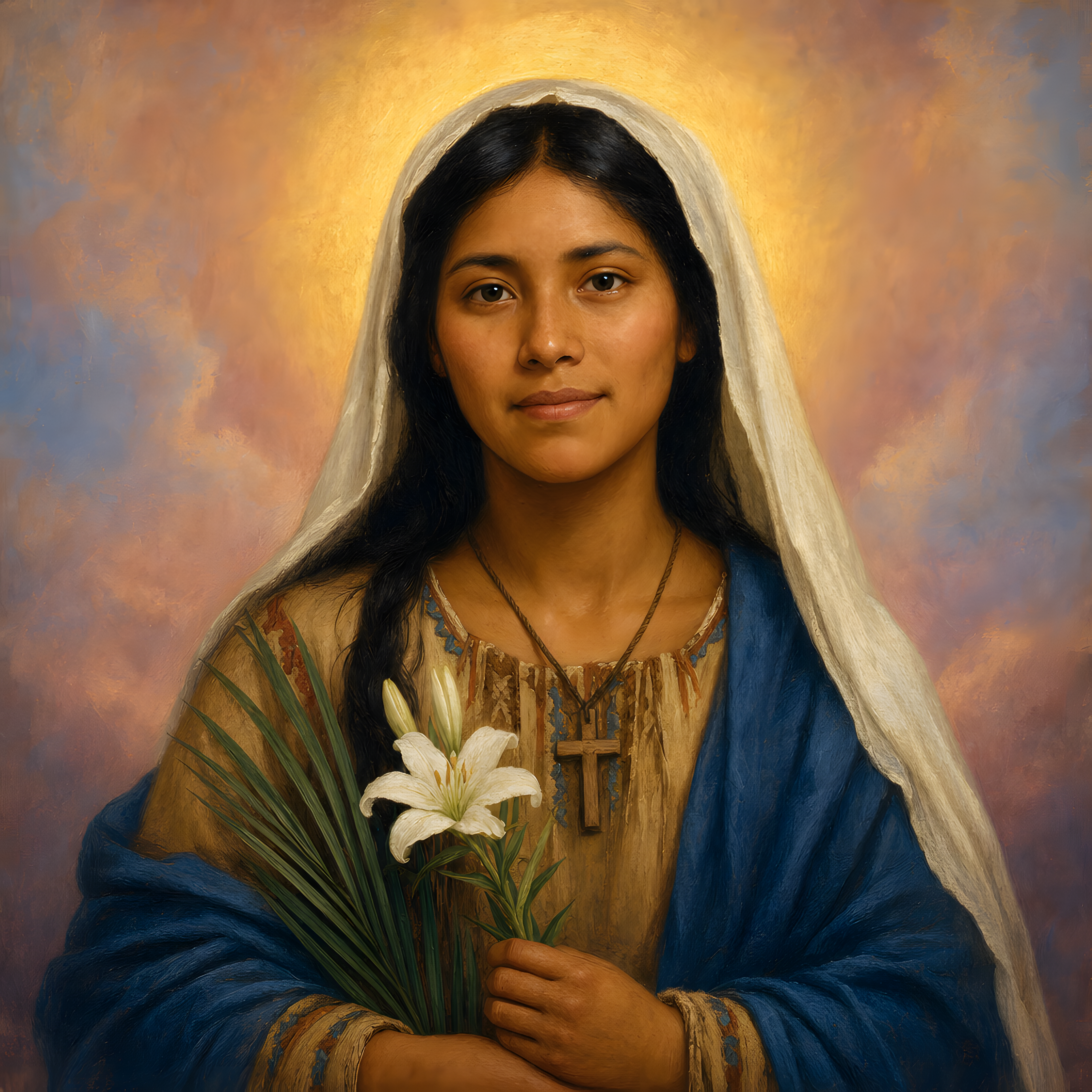 Portrait of St. Kateri Tekakwitha