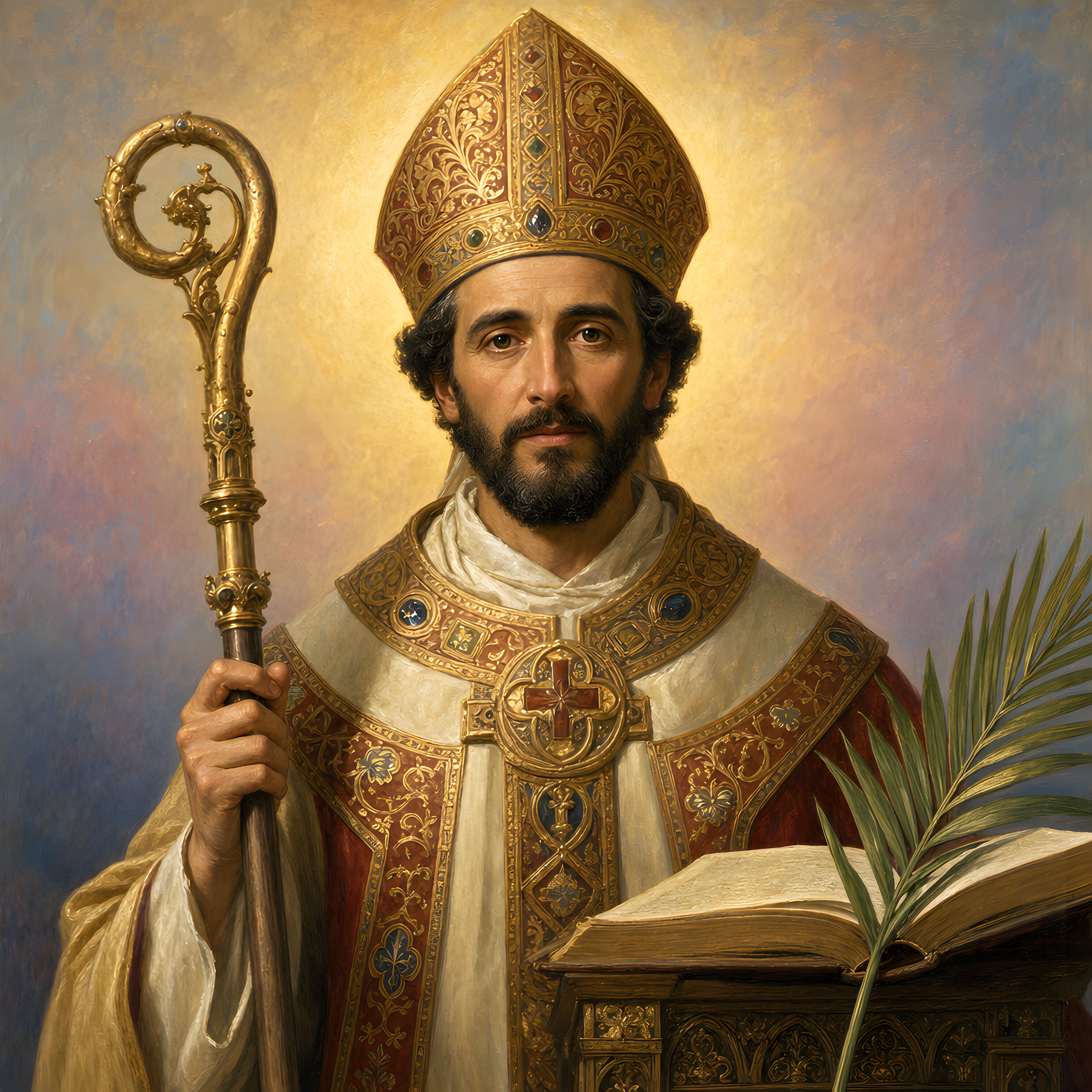 Portrait of St. Leander of Seville
