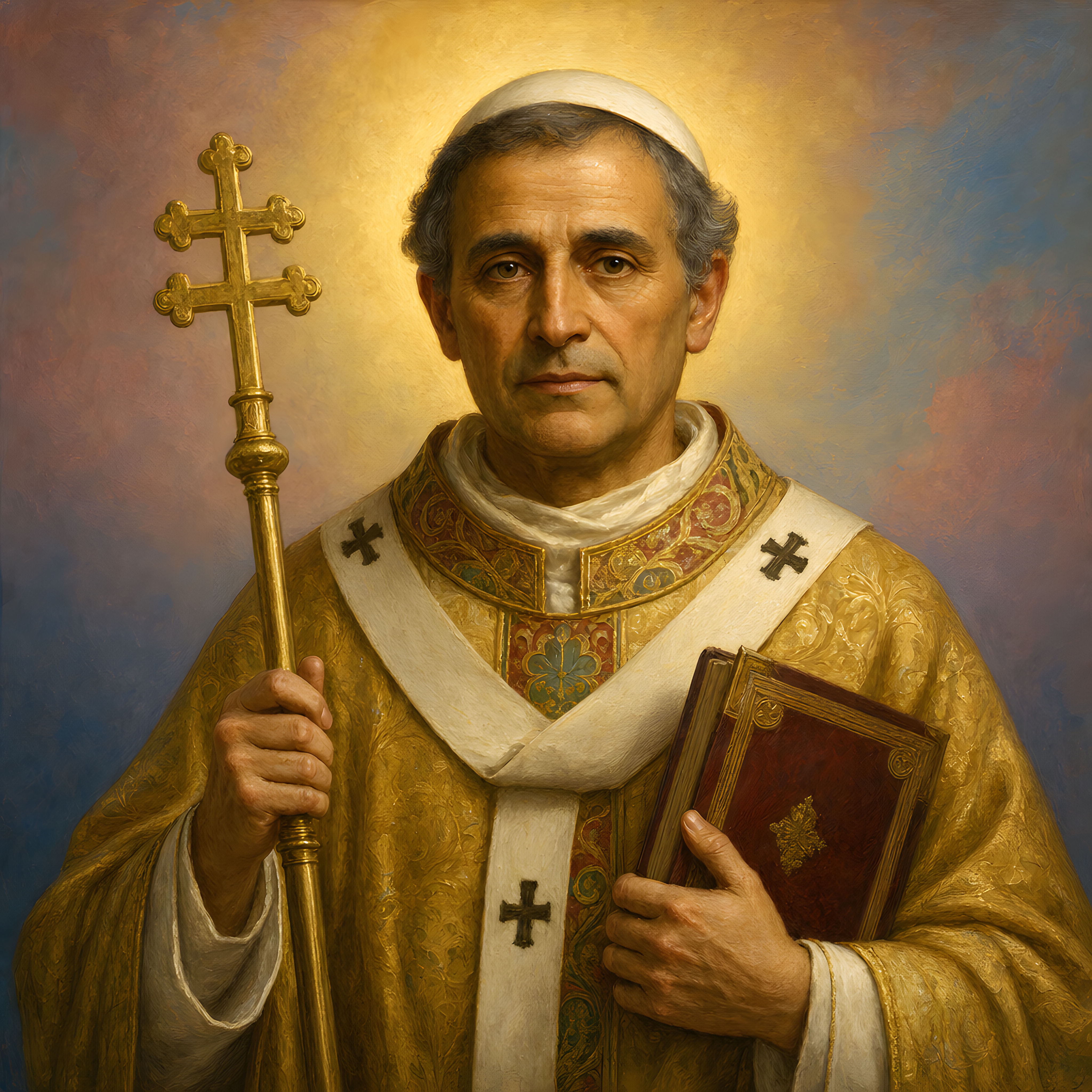Portrait of St. Leo II