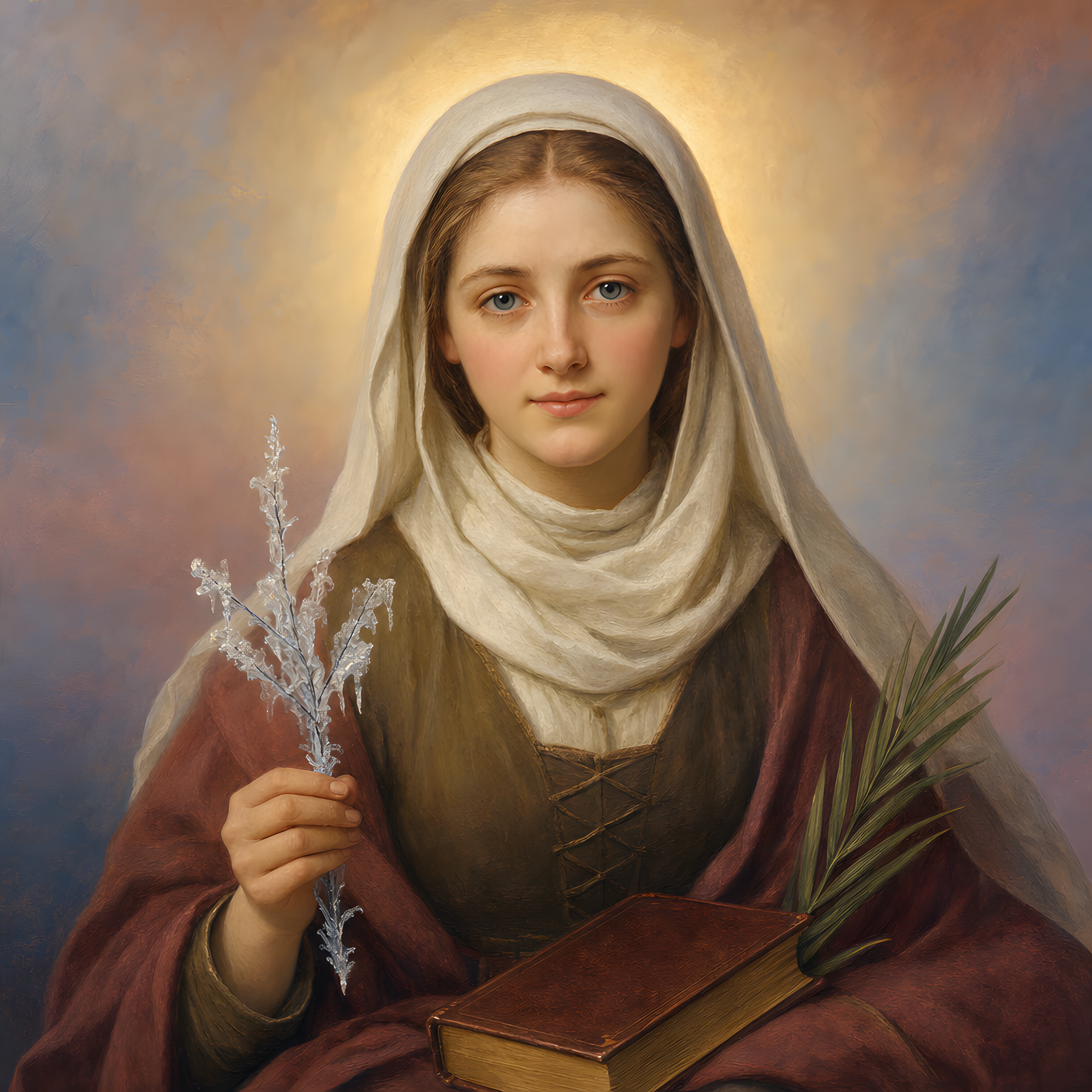 Portrait of St. Lidwina