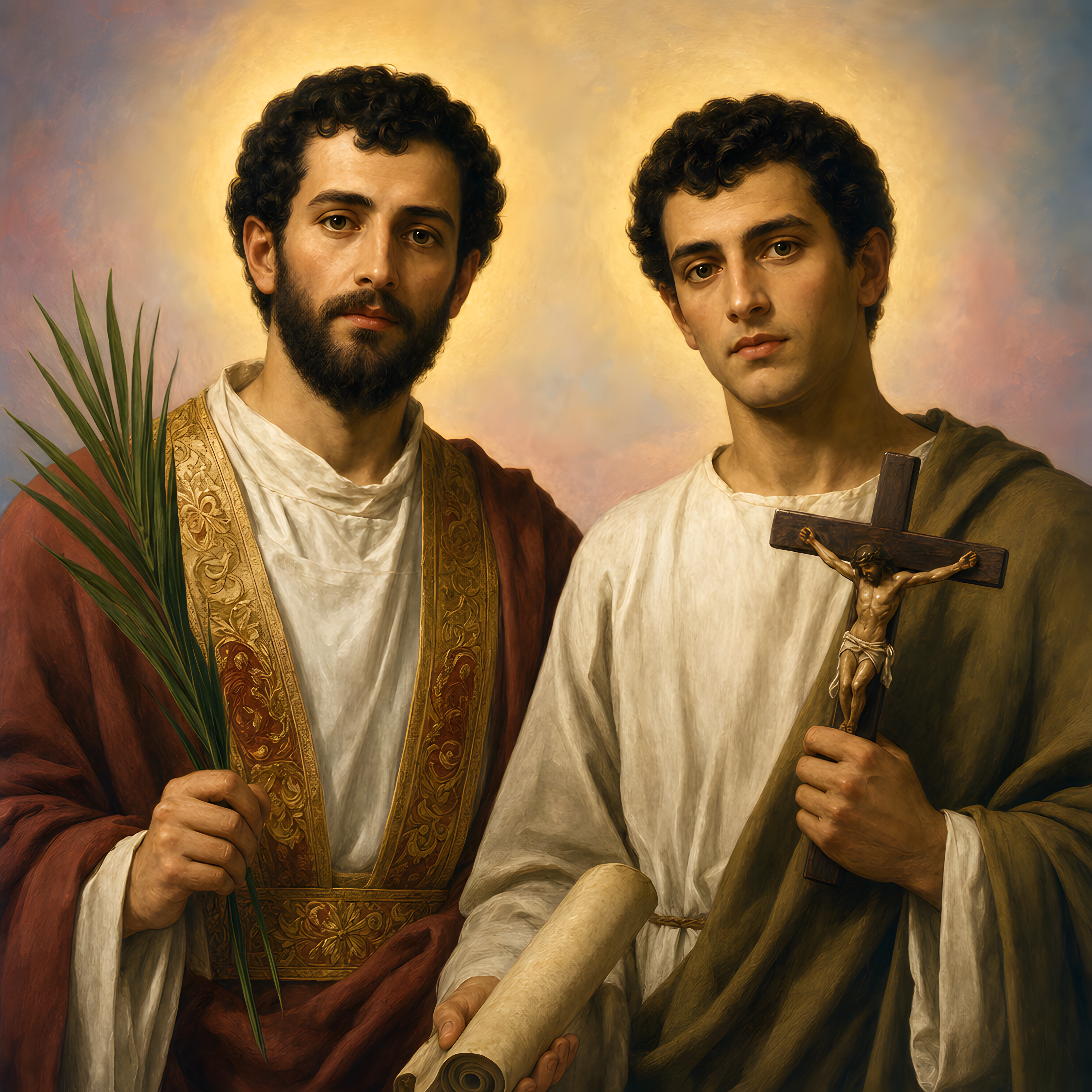 Portrait of St. Marcellinus and St. Peter