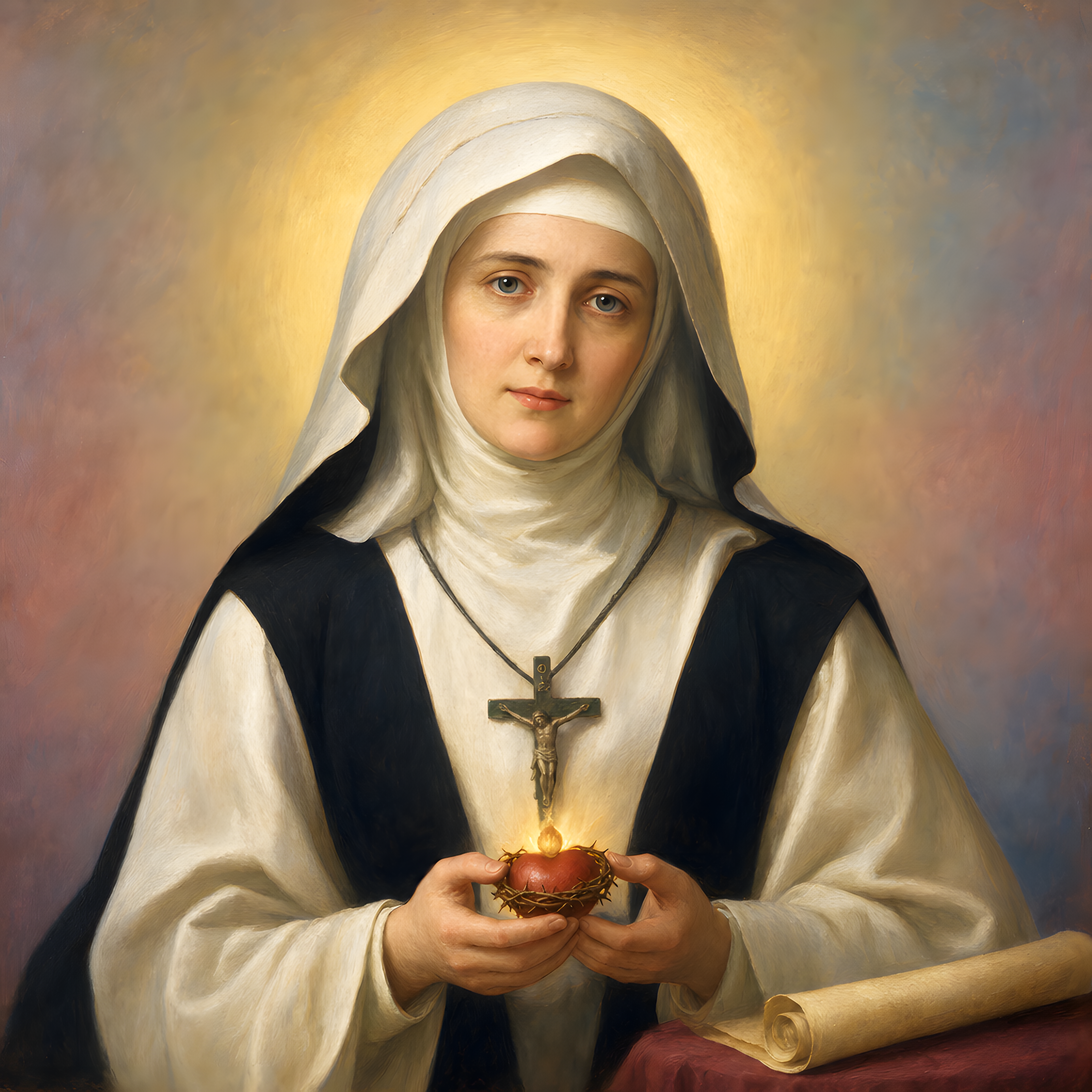 Portrait of St. Margaret Mary Alacoque