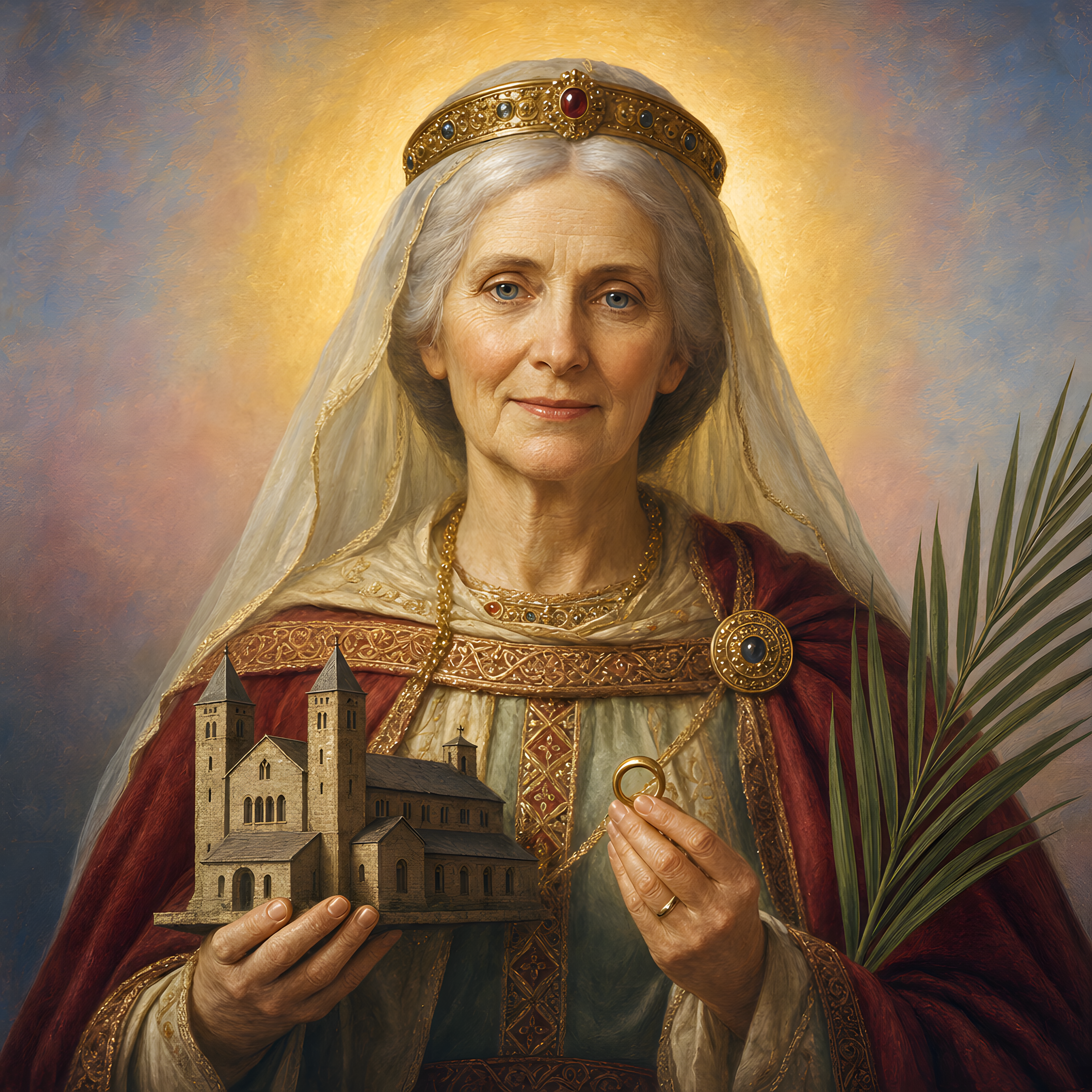 Portrait of St. Mathilda of Ringelheim