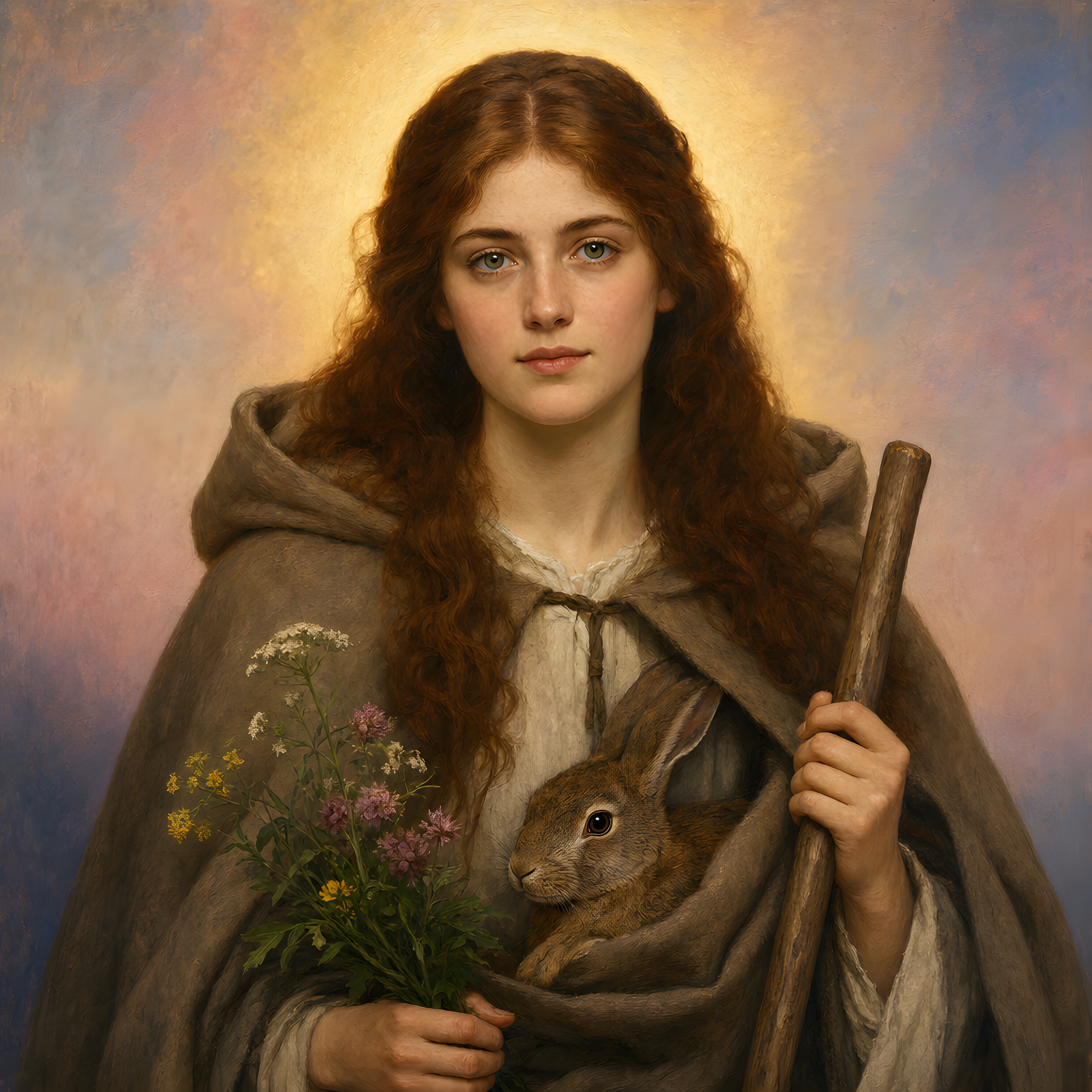 Portrait of St. Melangell