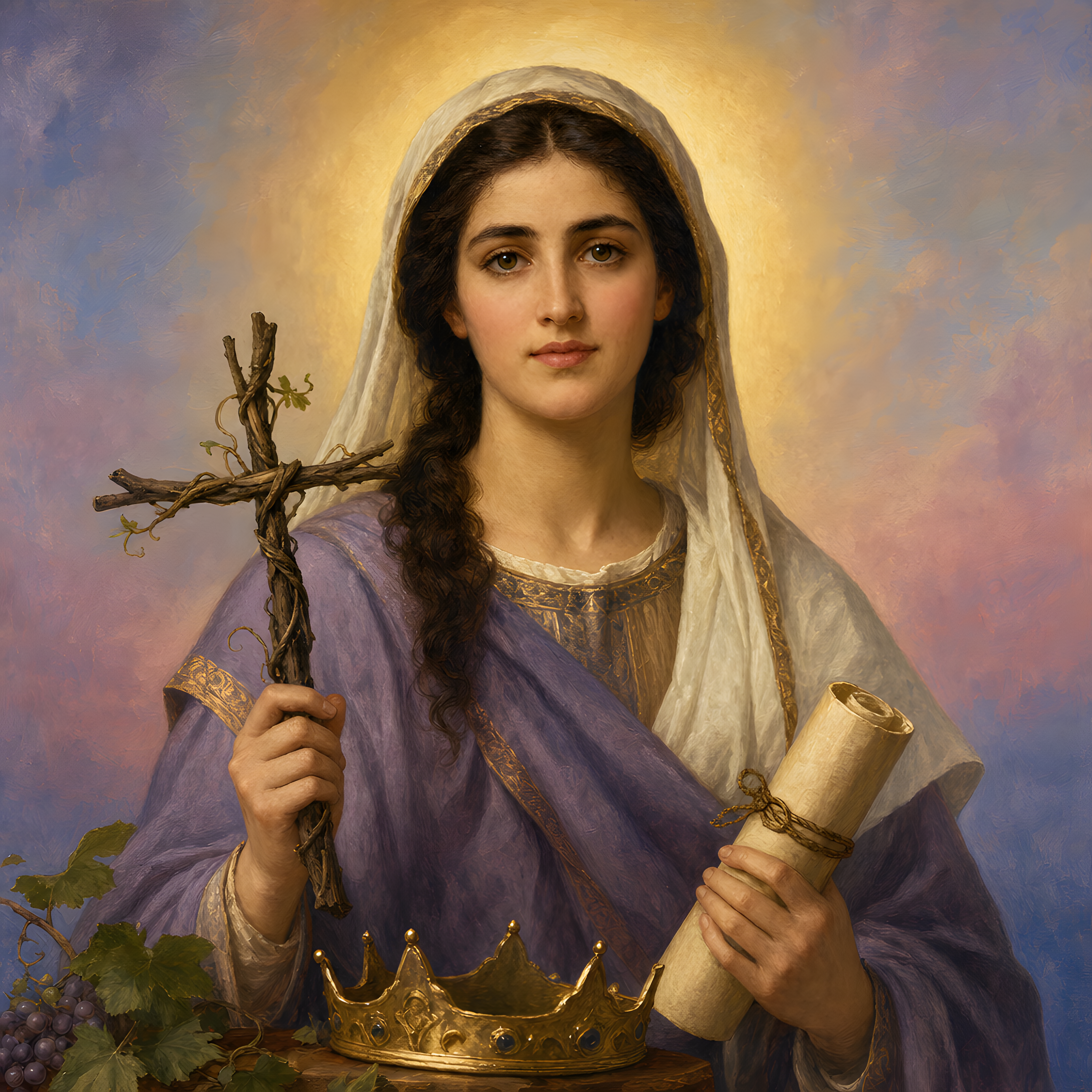Portrait of St. Nino of Georgia