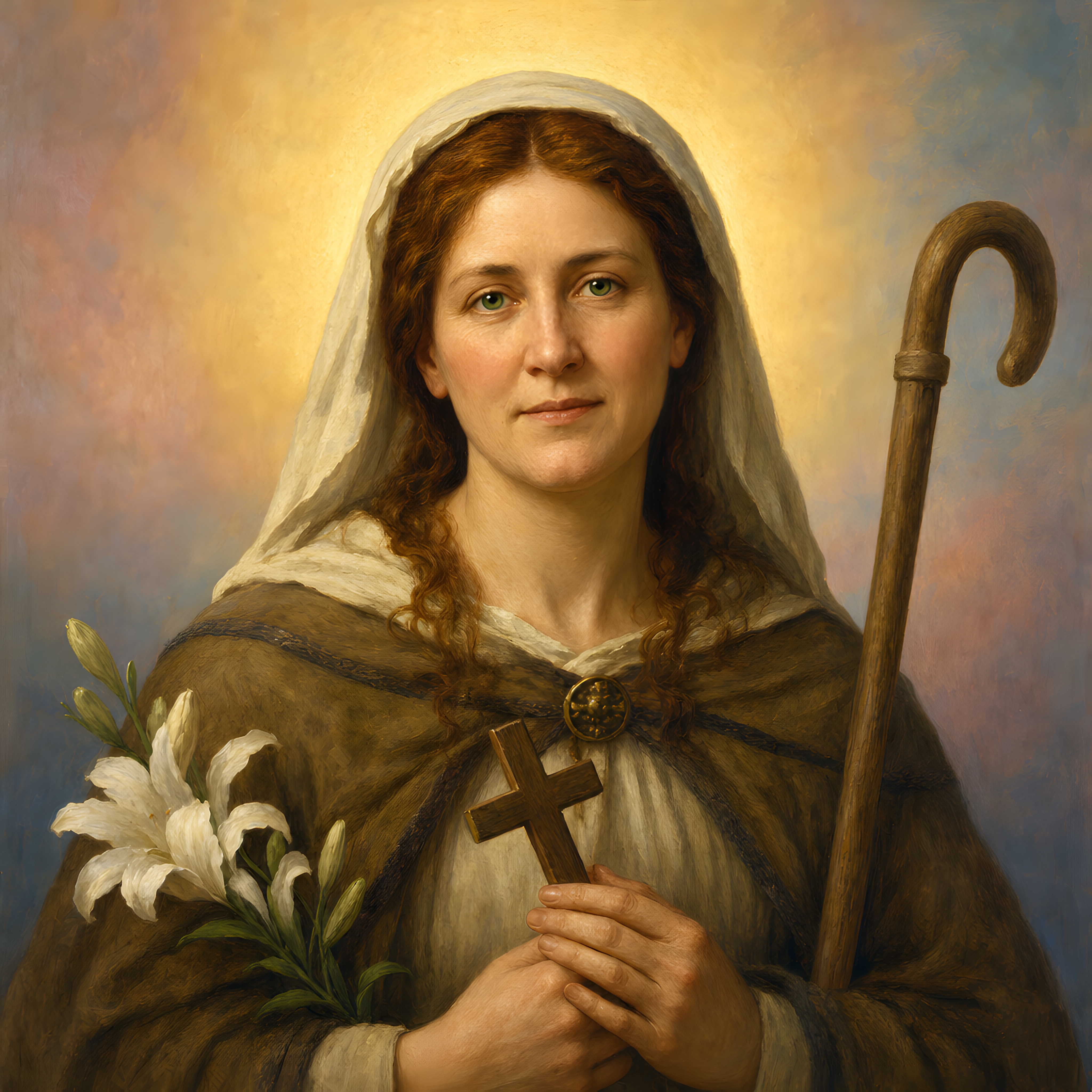 Portrait of St. Non of Wales