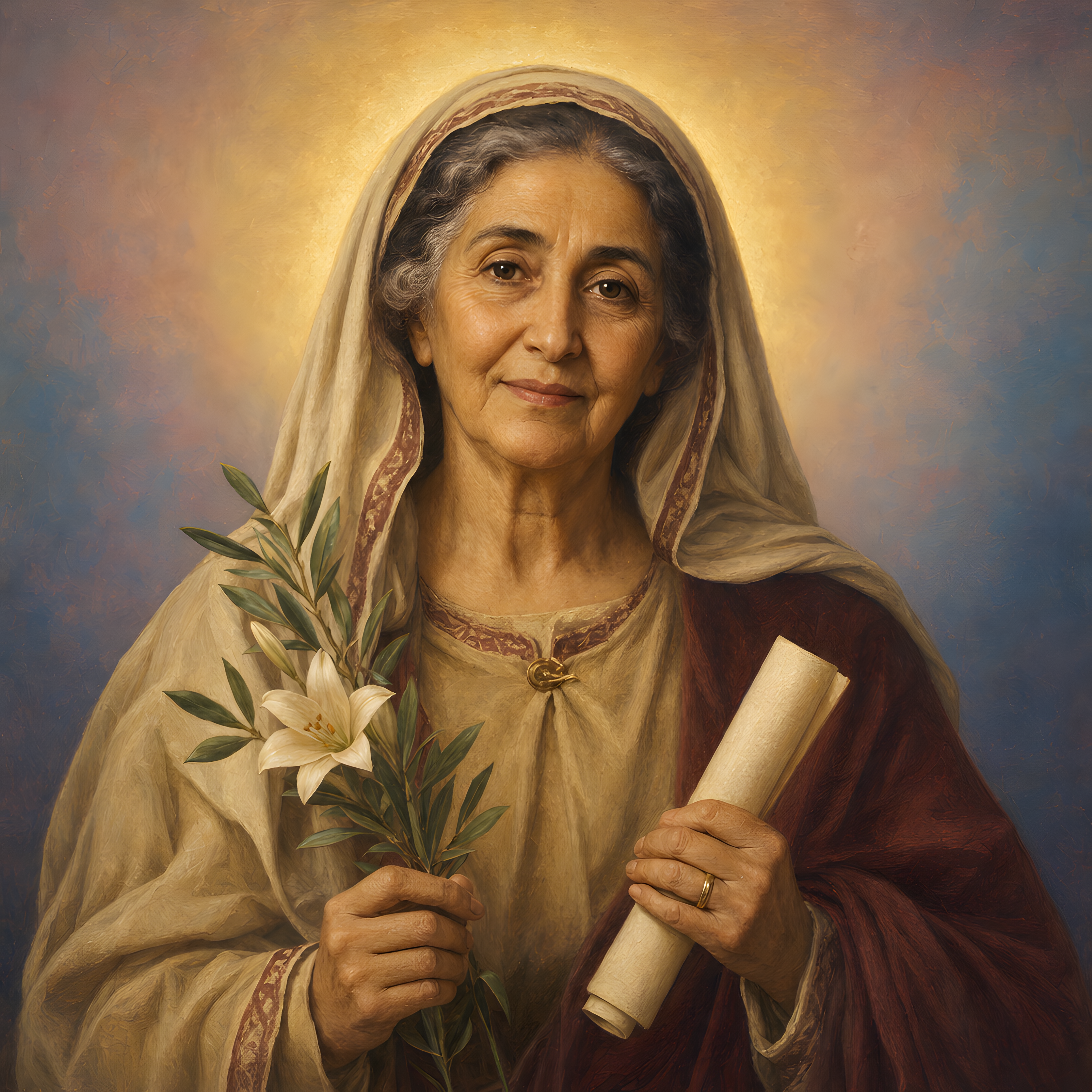 Portrait of St. Nonna of Nazianzus