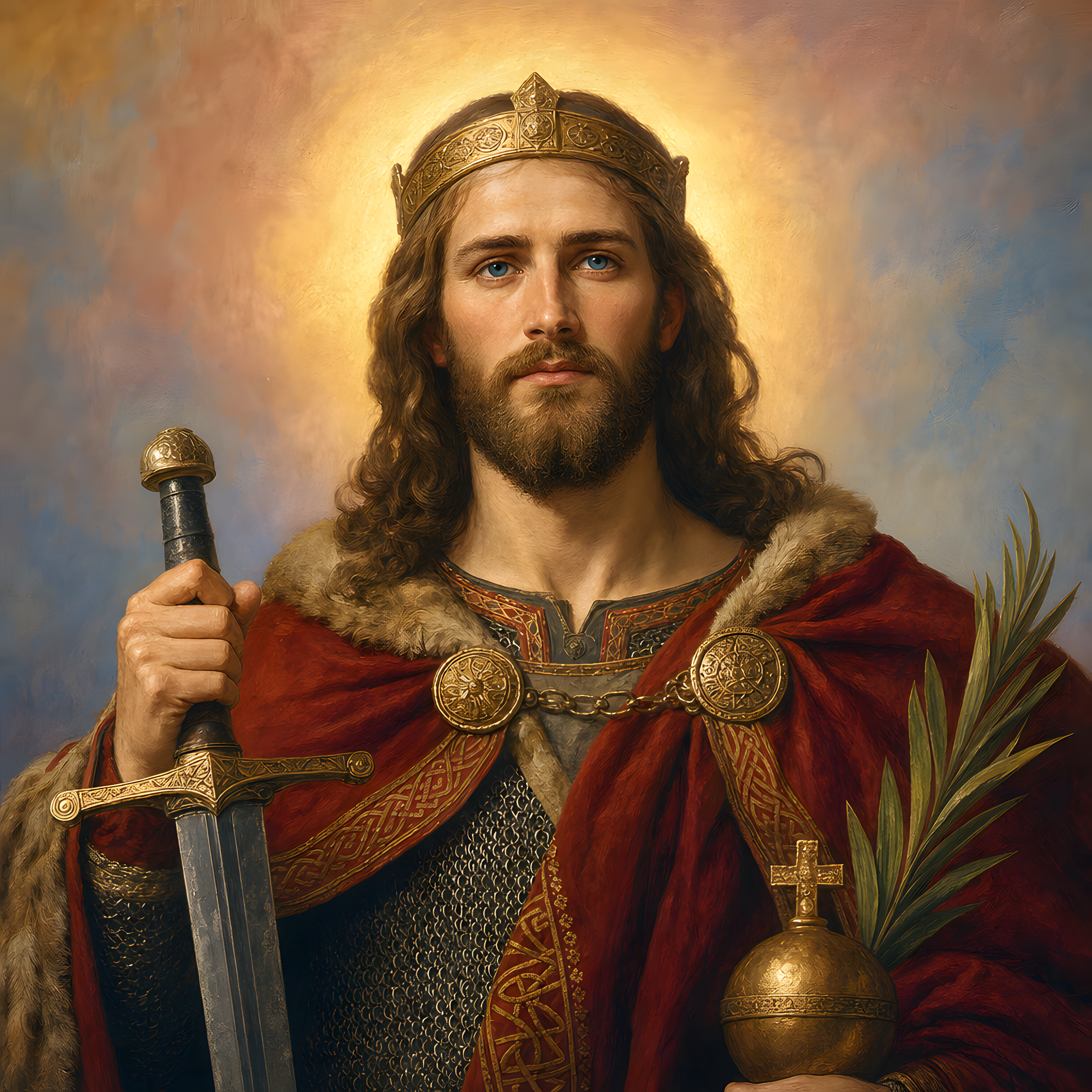 Portrait of St. Olaf II of Norway