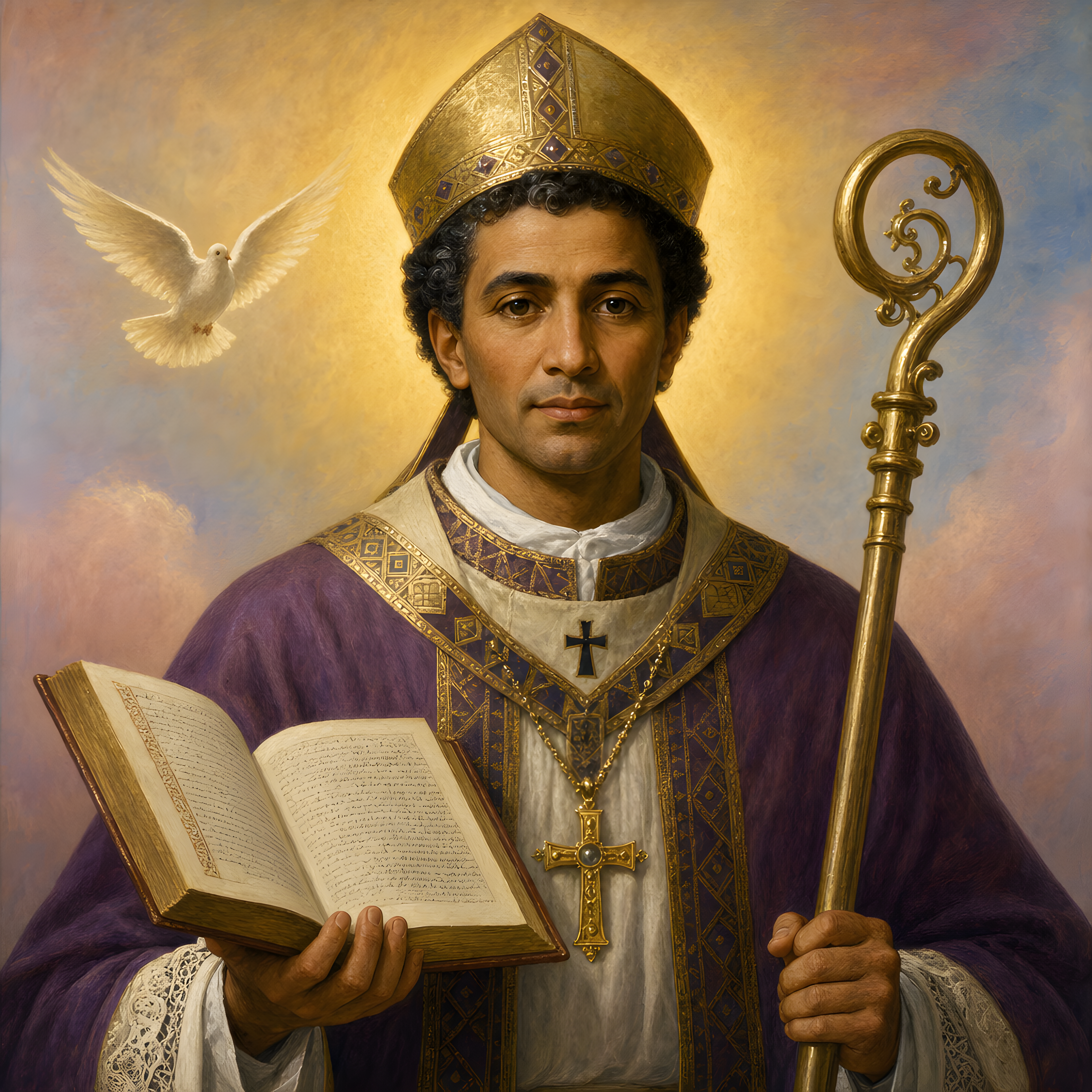 Portrait of St. Optatus of Milevis